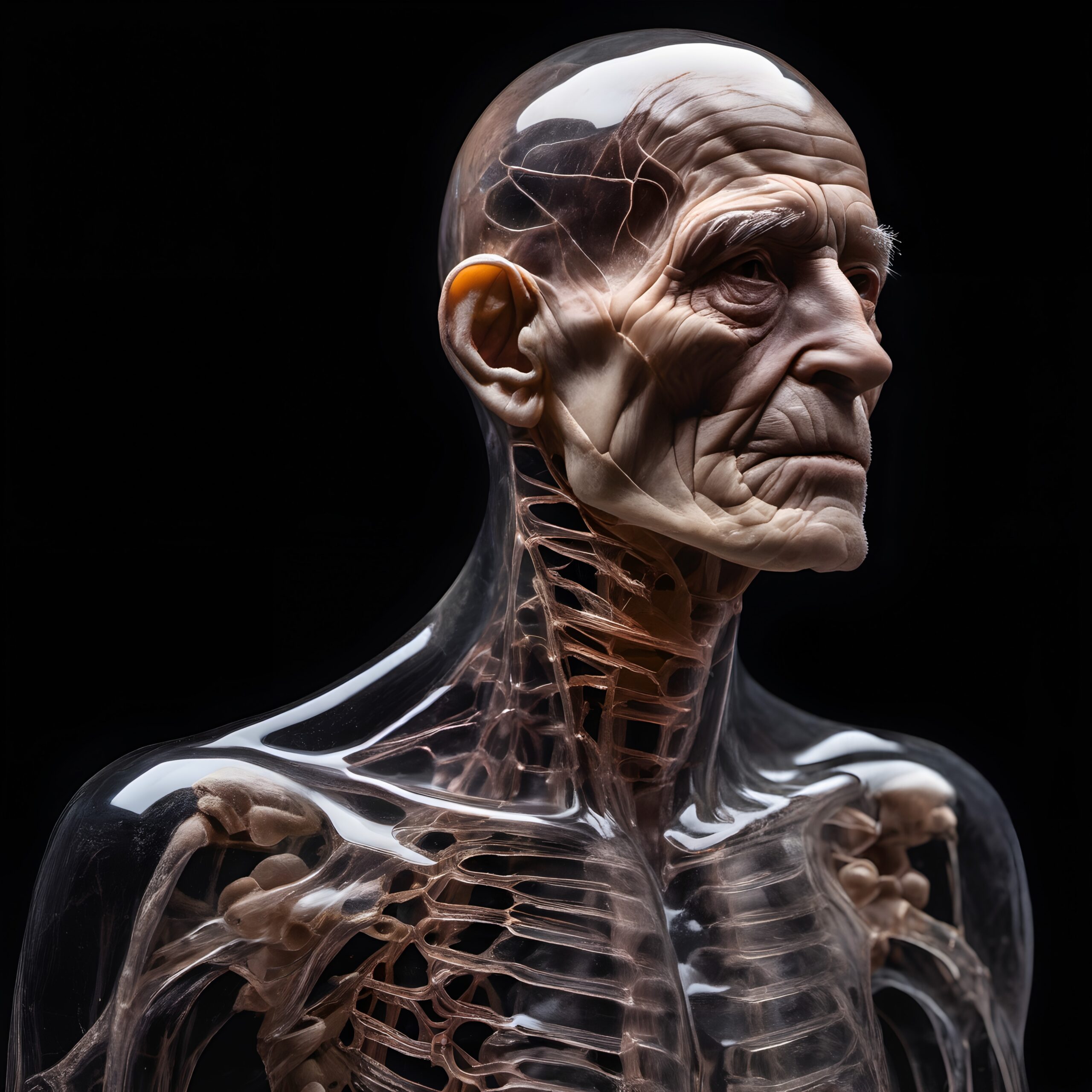 Anatomy of Aging Person