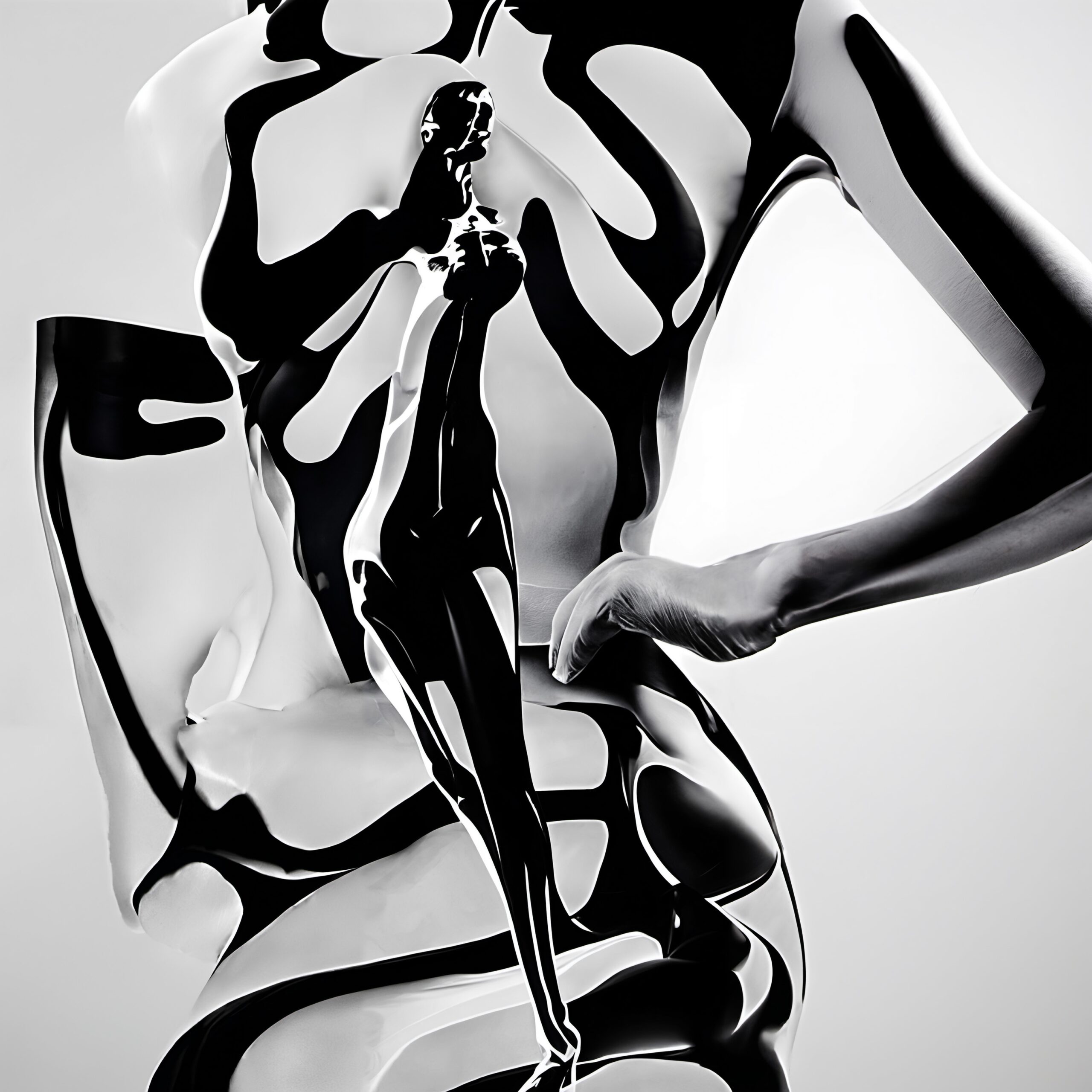 Futuristic Abstract Human Form