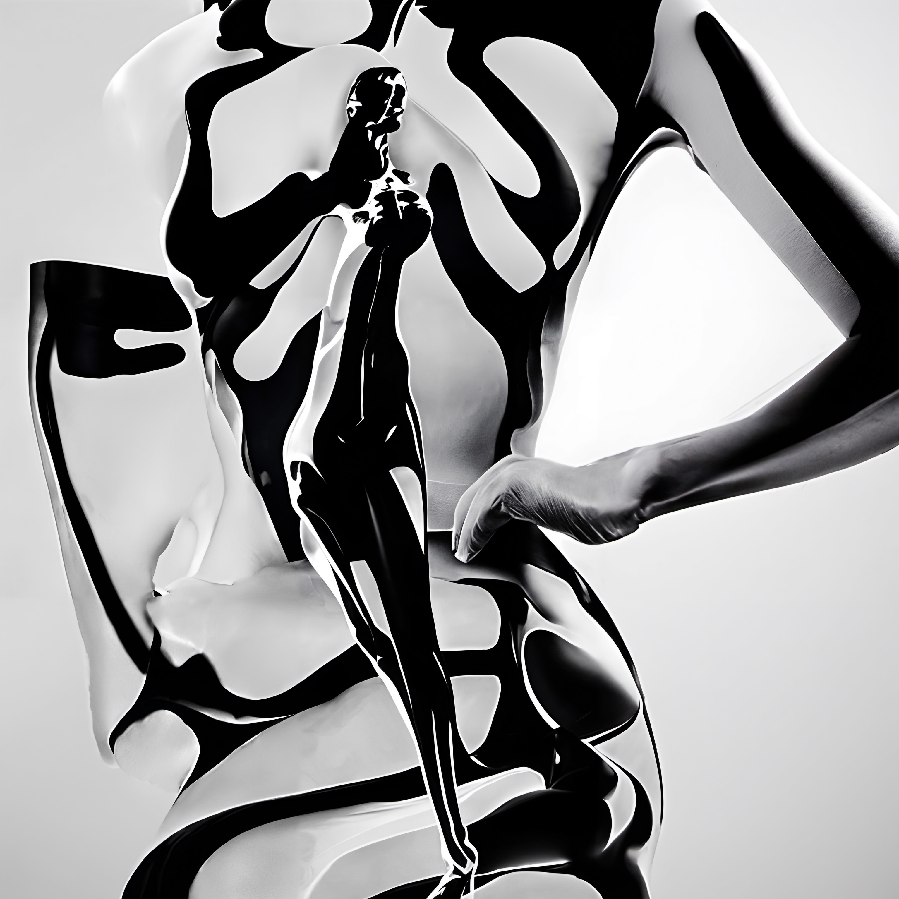 Futuristic Abstract Human Form