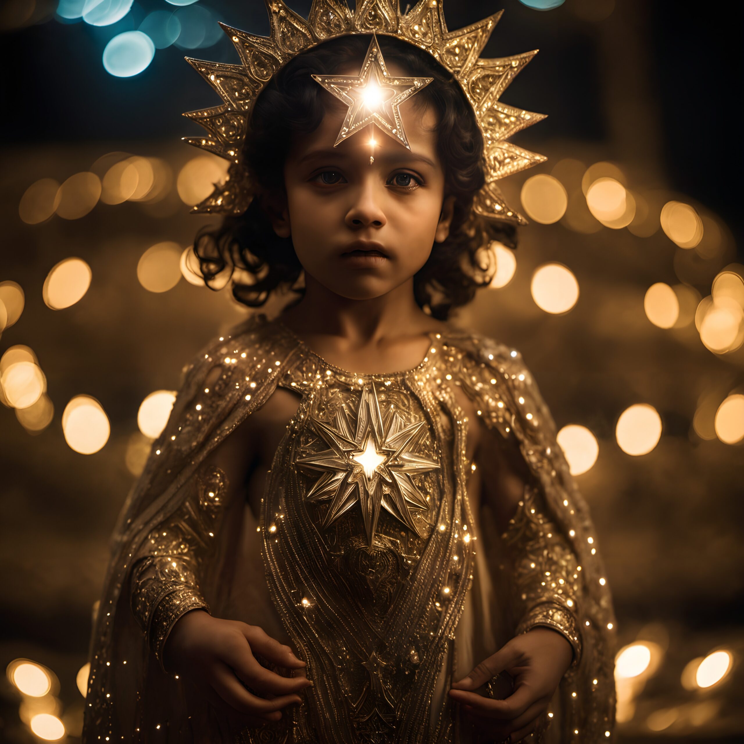 Celestial Star Child Portrait