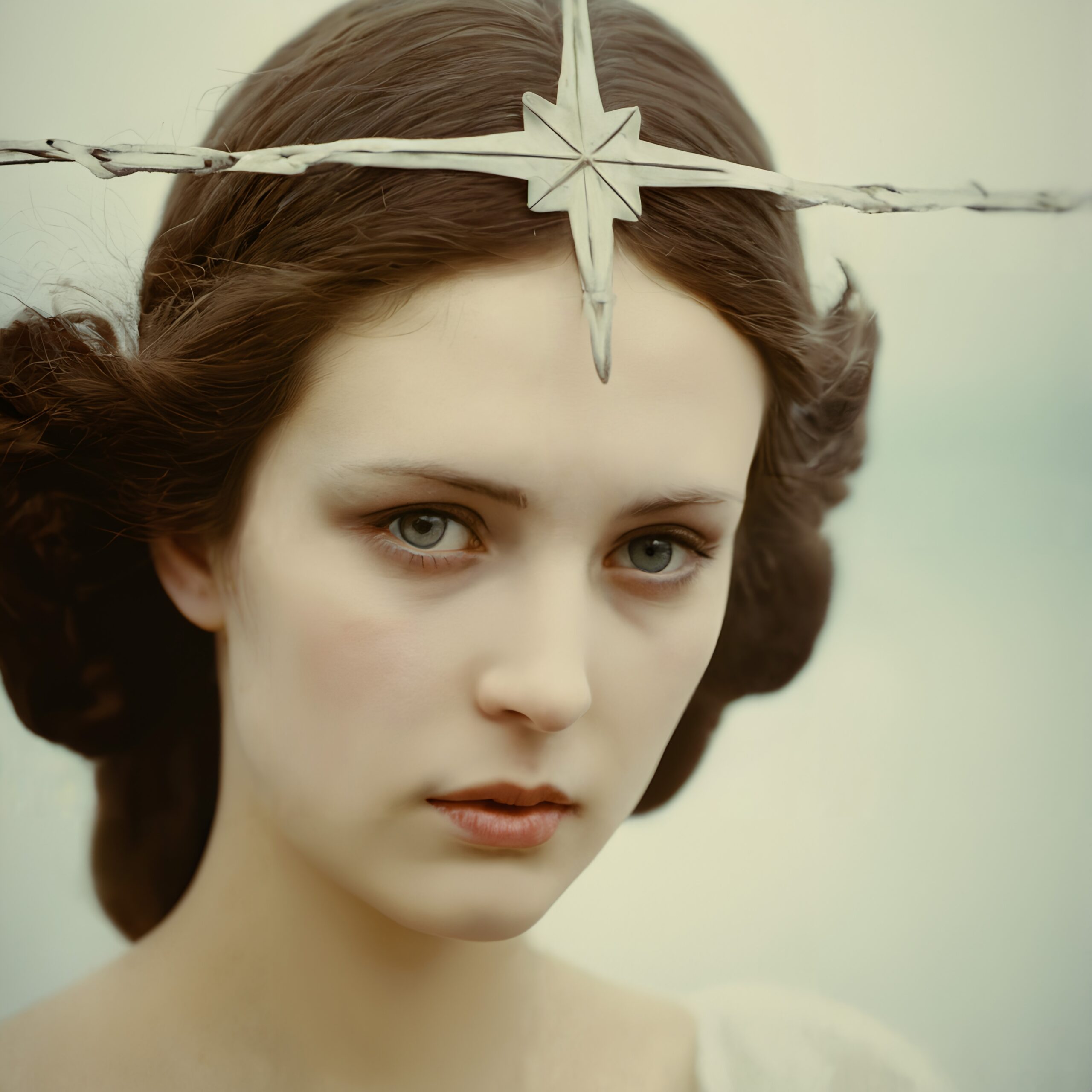 Mystical Woman with Star Diadem