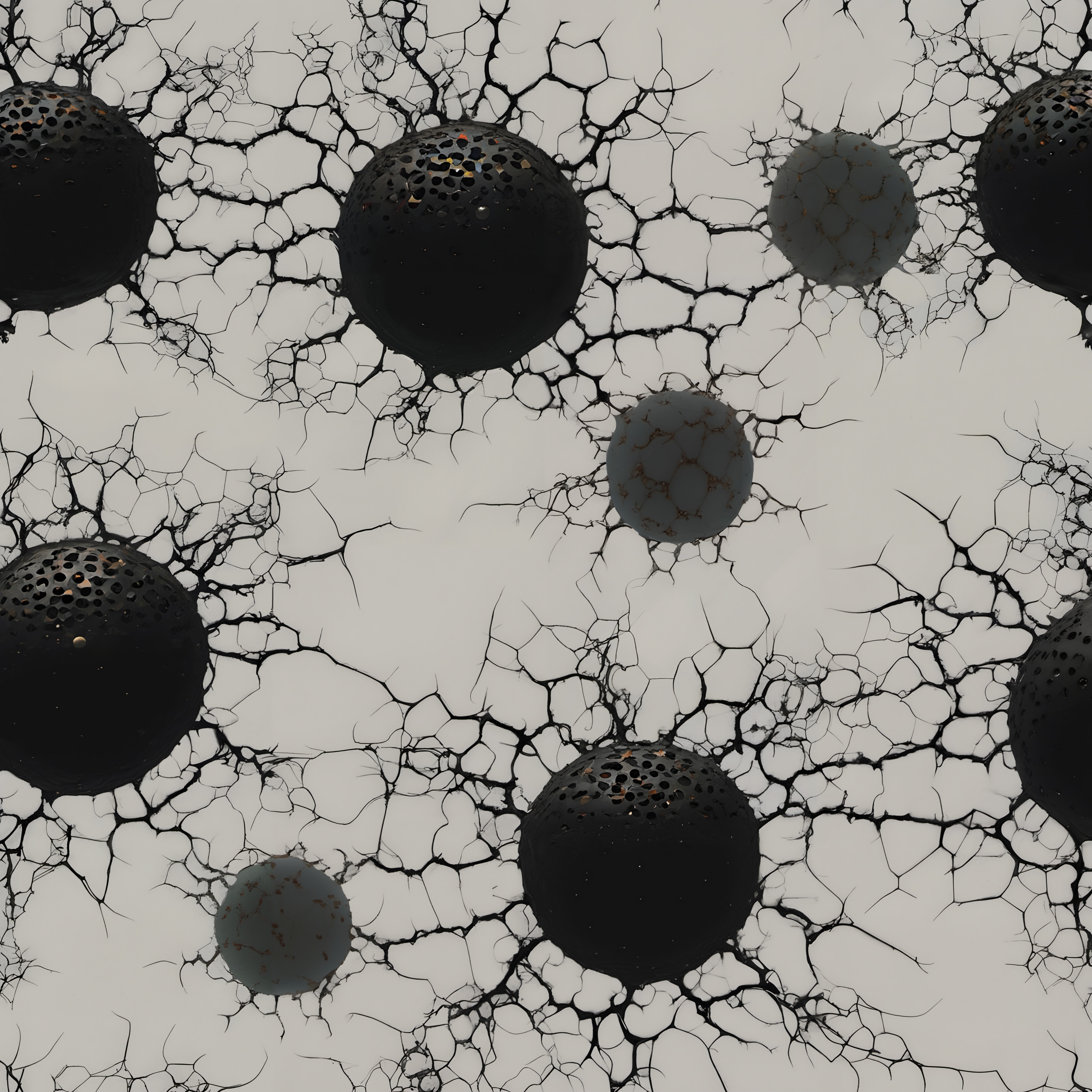 Abstract Spheres with Web Connections