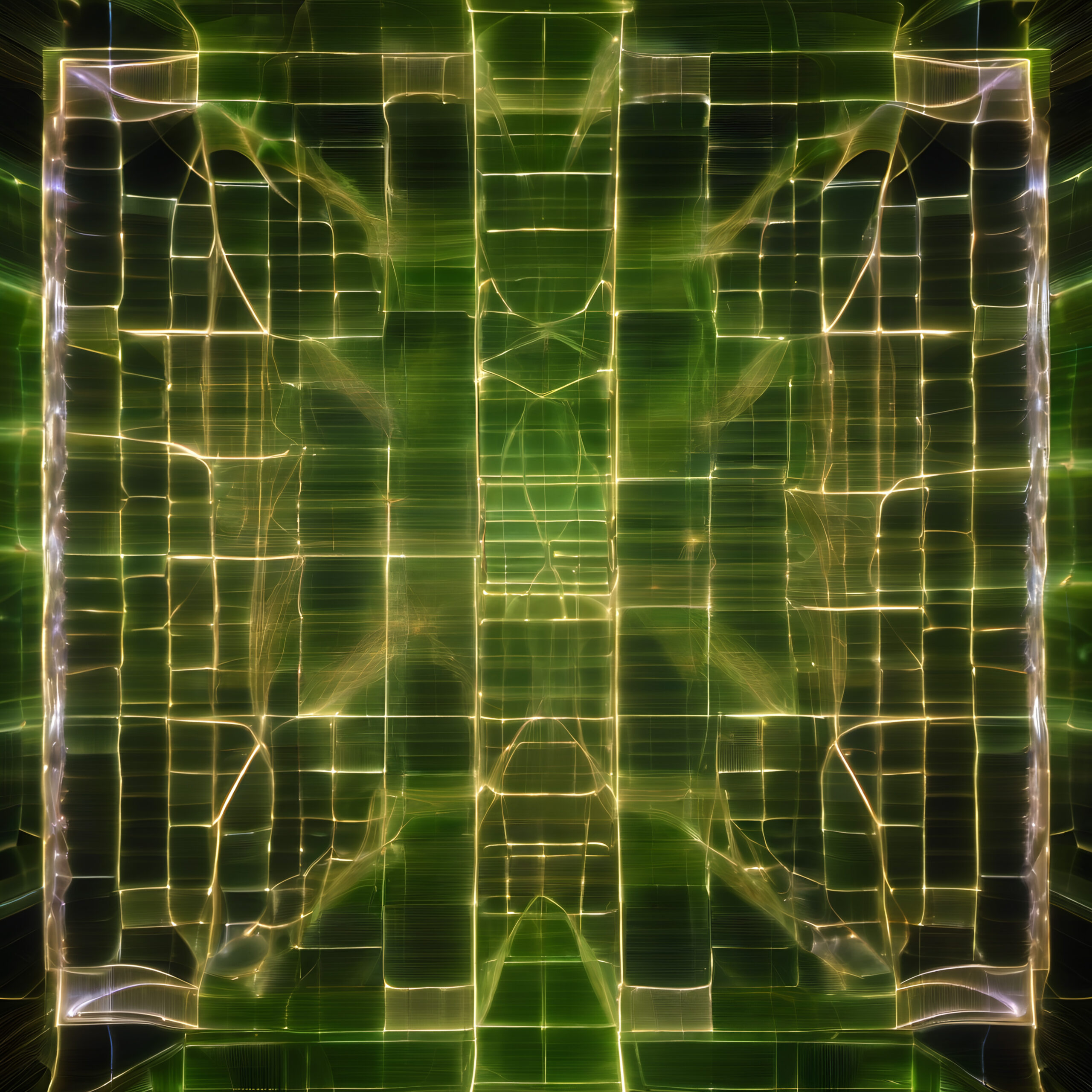 Mesmerizing Abstract Digital Grid
