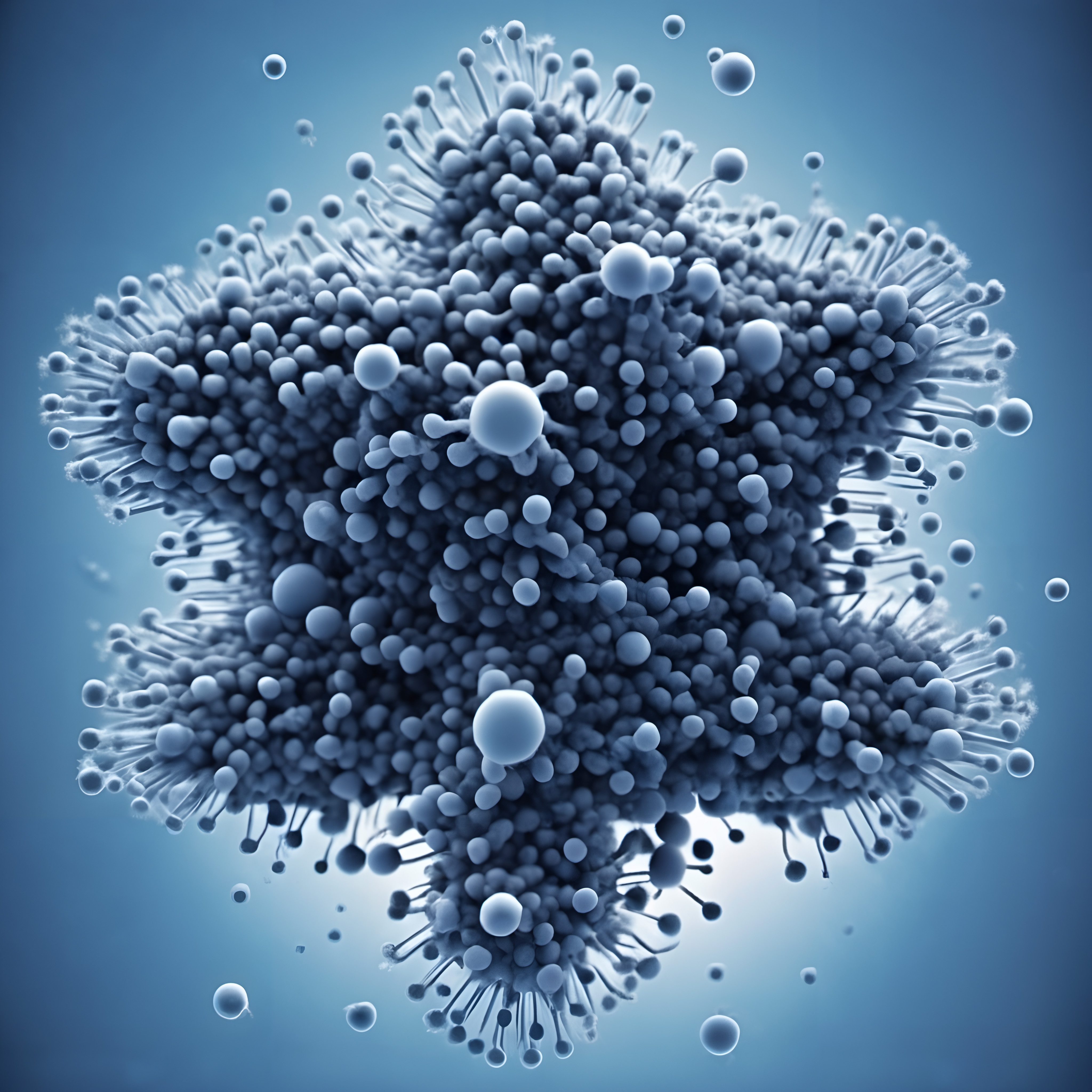 Microscopic Marvel Viral Structure