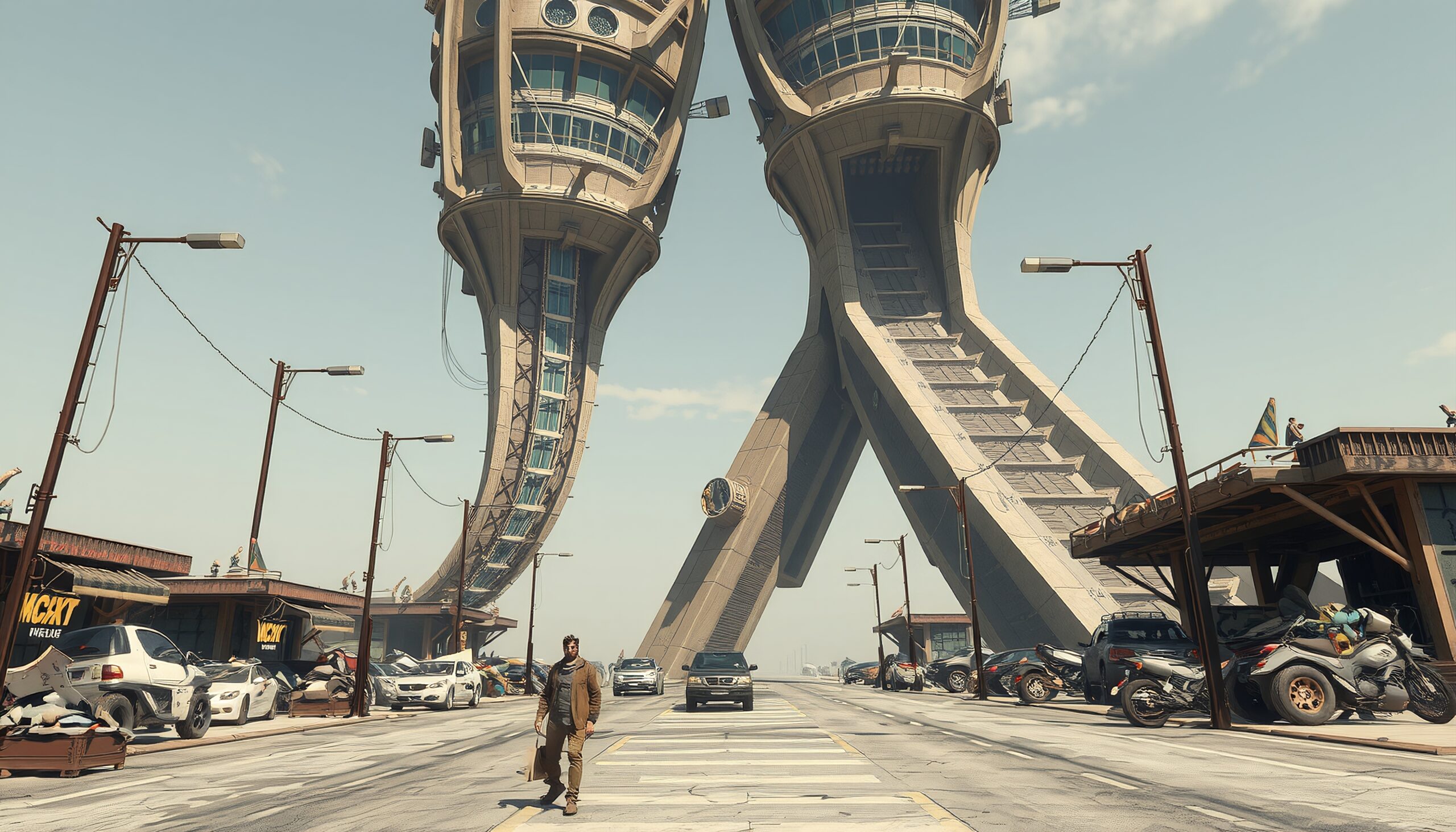 Futuristic Architecture in Urban Landscape