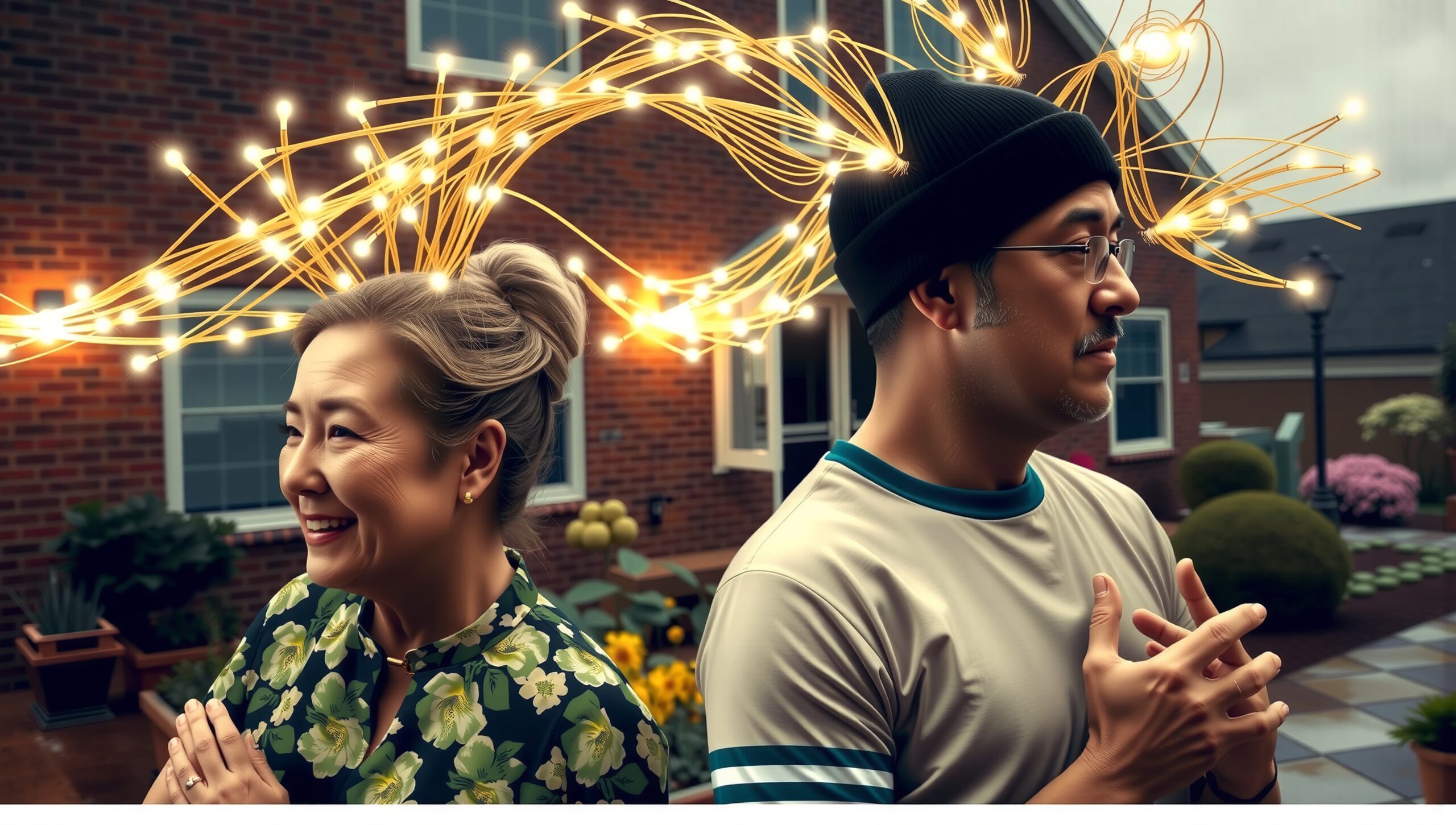 Illuminated Whimsy in the Garden