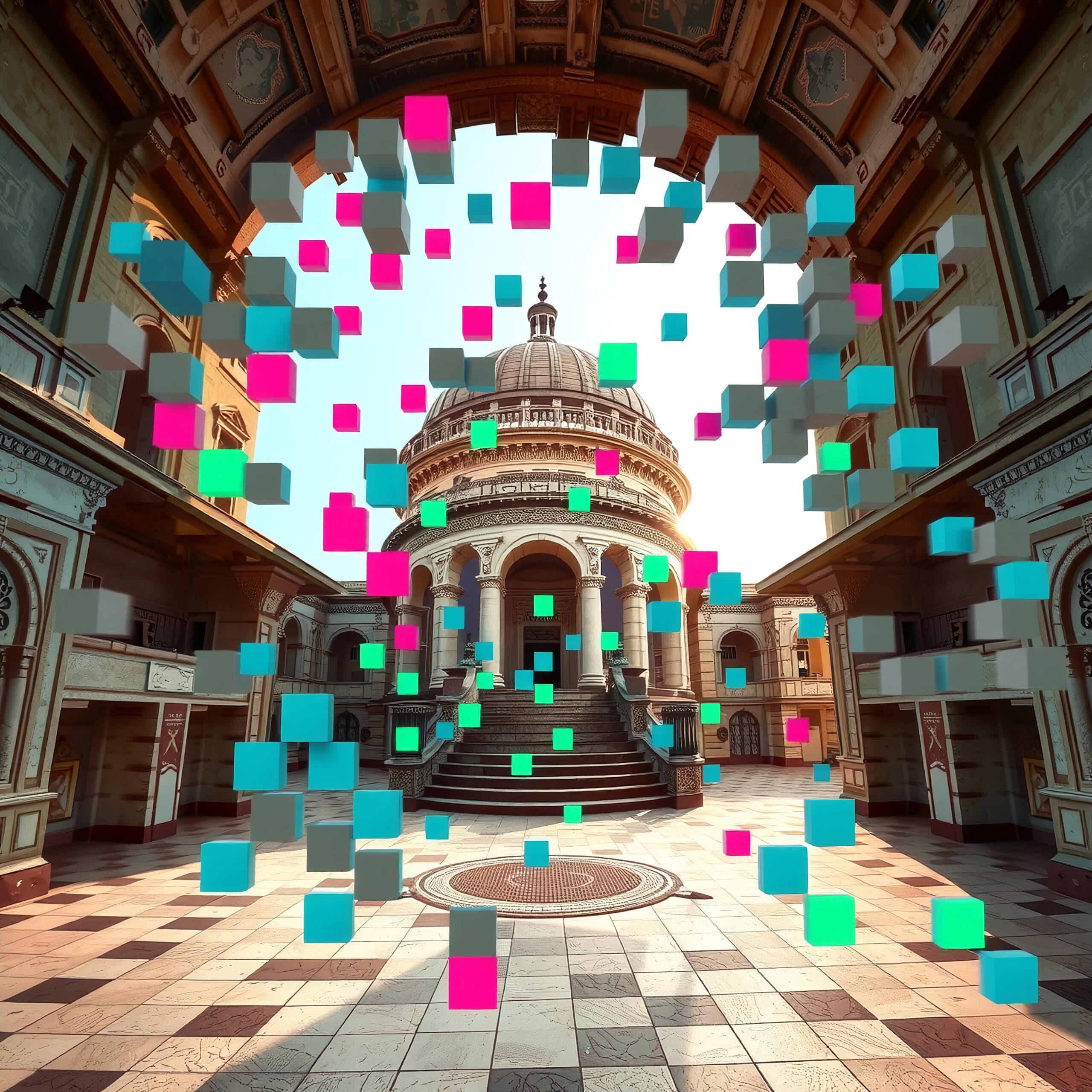 Digital Art in Historical Setting