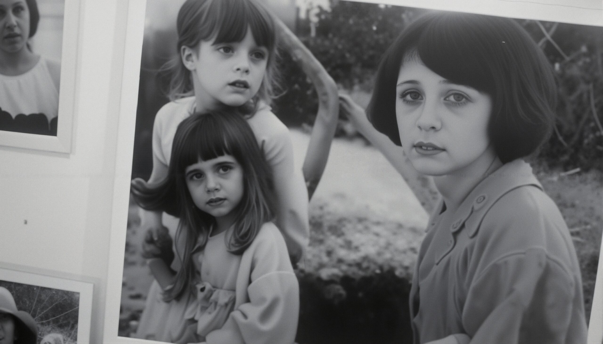 Vintage Photograph of Three Girls