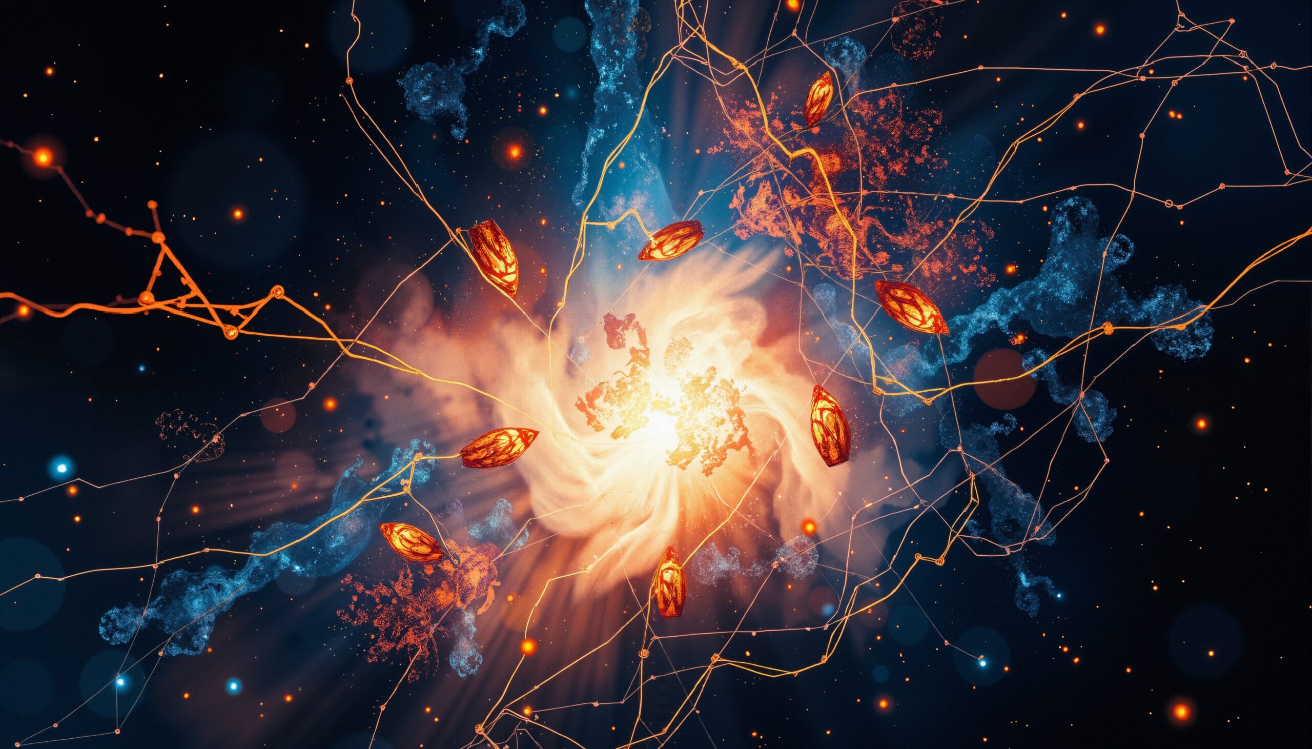 Interconnected Cosmic Energies Explode Vibrantly