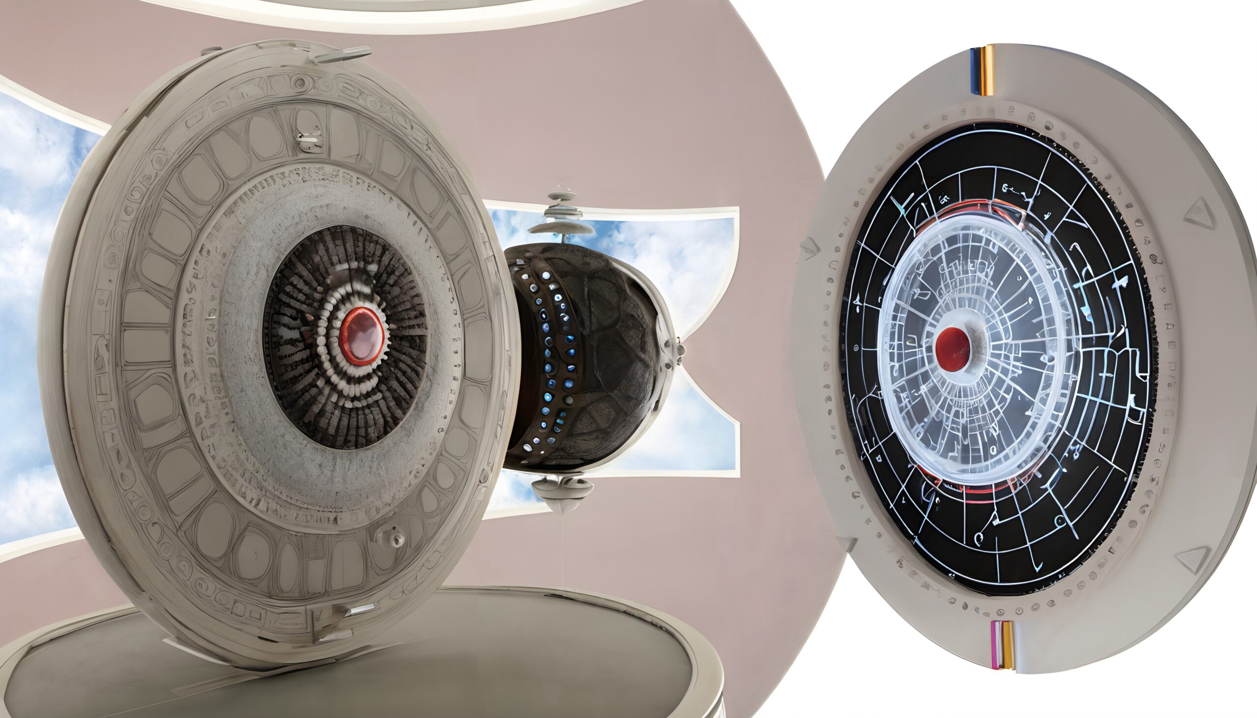 Futuristic Circular Interface Design