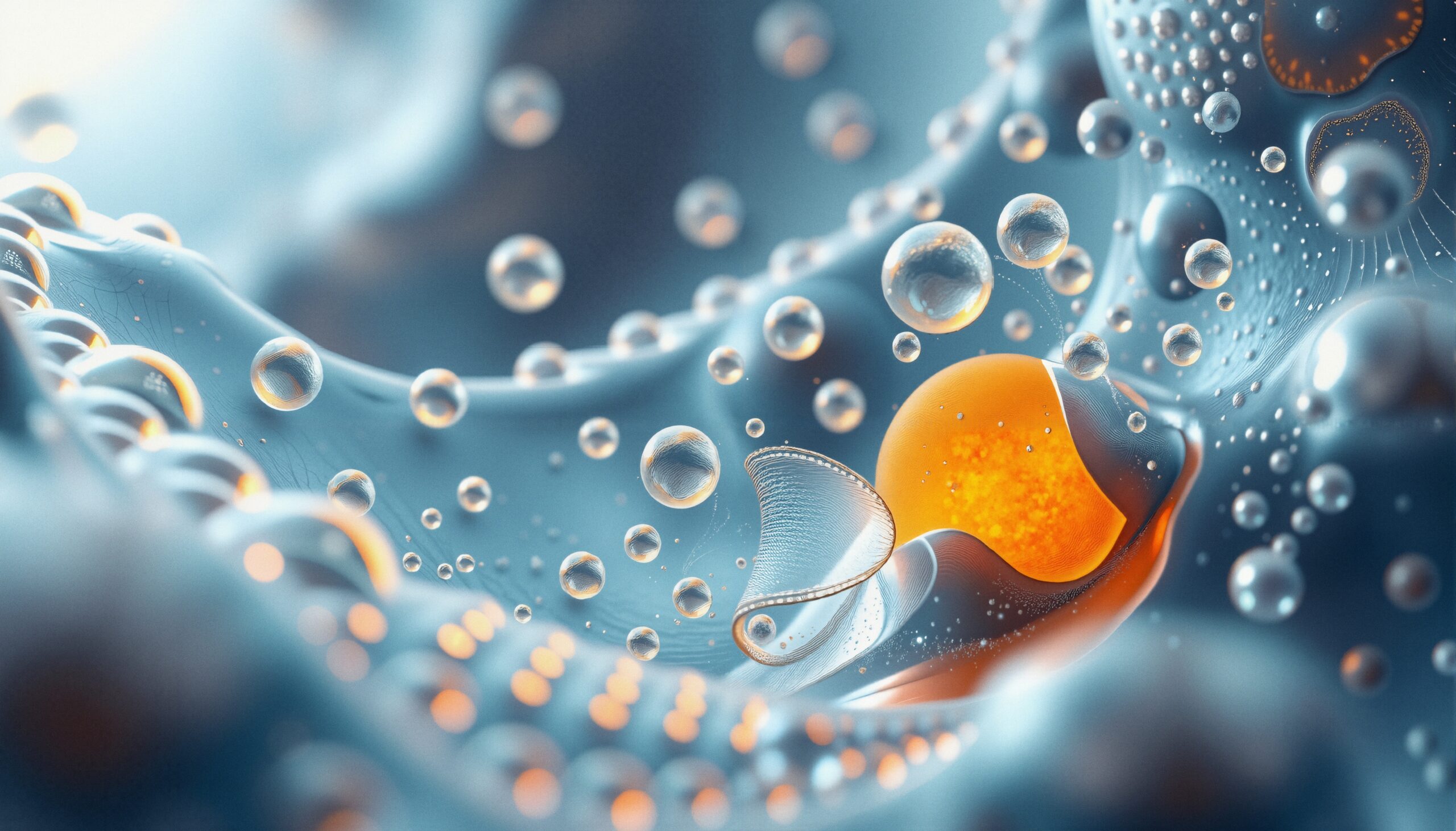 Abstract Futuristic Orbital Landscape