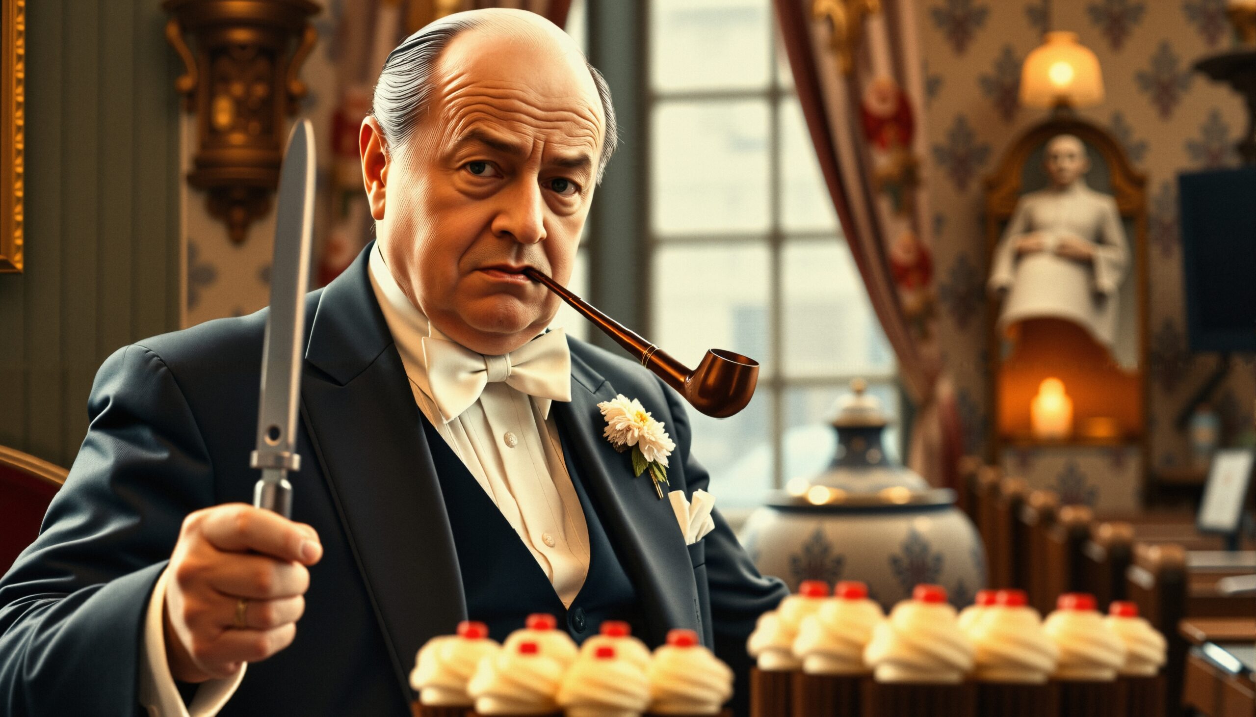 Cupcakes and Pipe Formality Scene