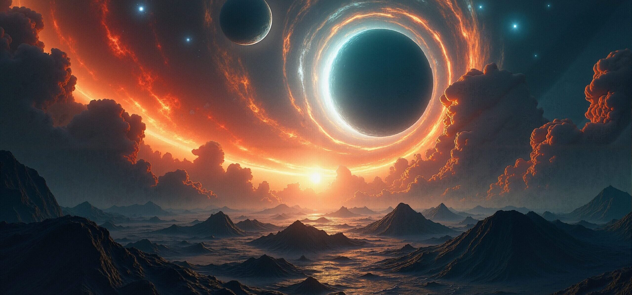 Majestic Alien Cosmic Landscape