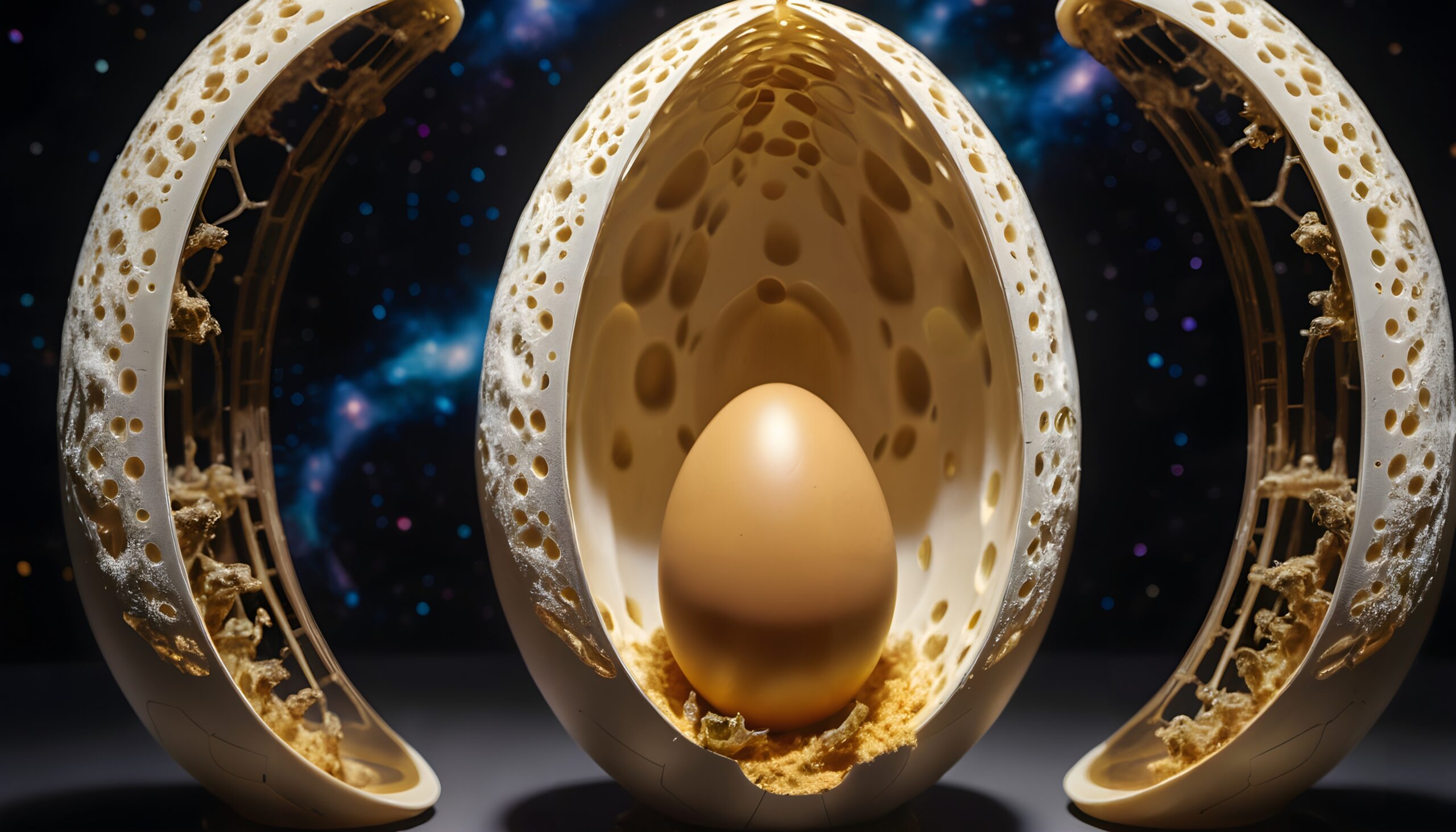 Cosmic Eggshell and Golden Egg