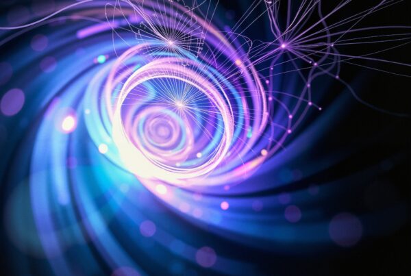 Cosmic Spiral Into Light