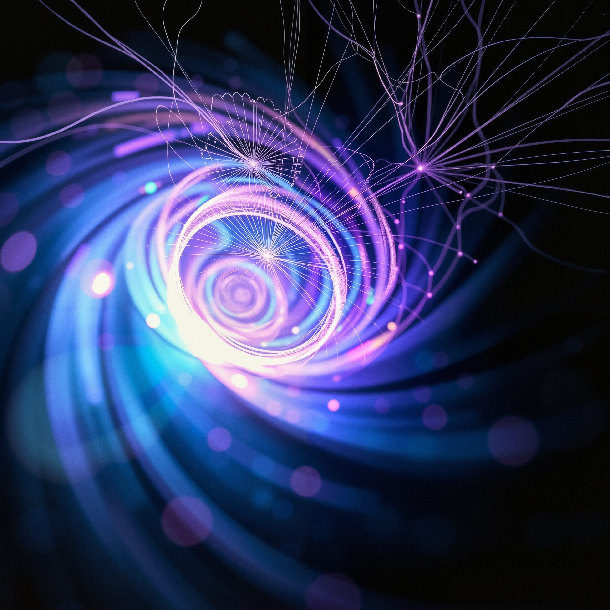 Cosmic Spiral Into Light