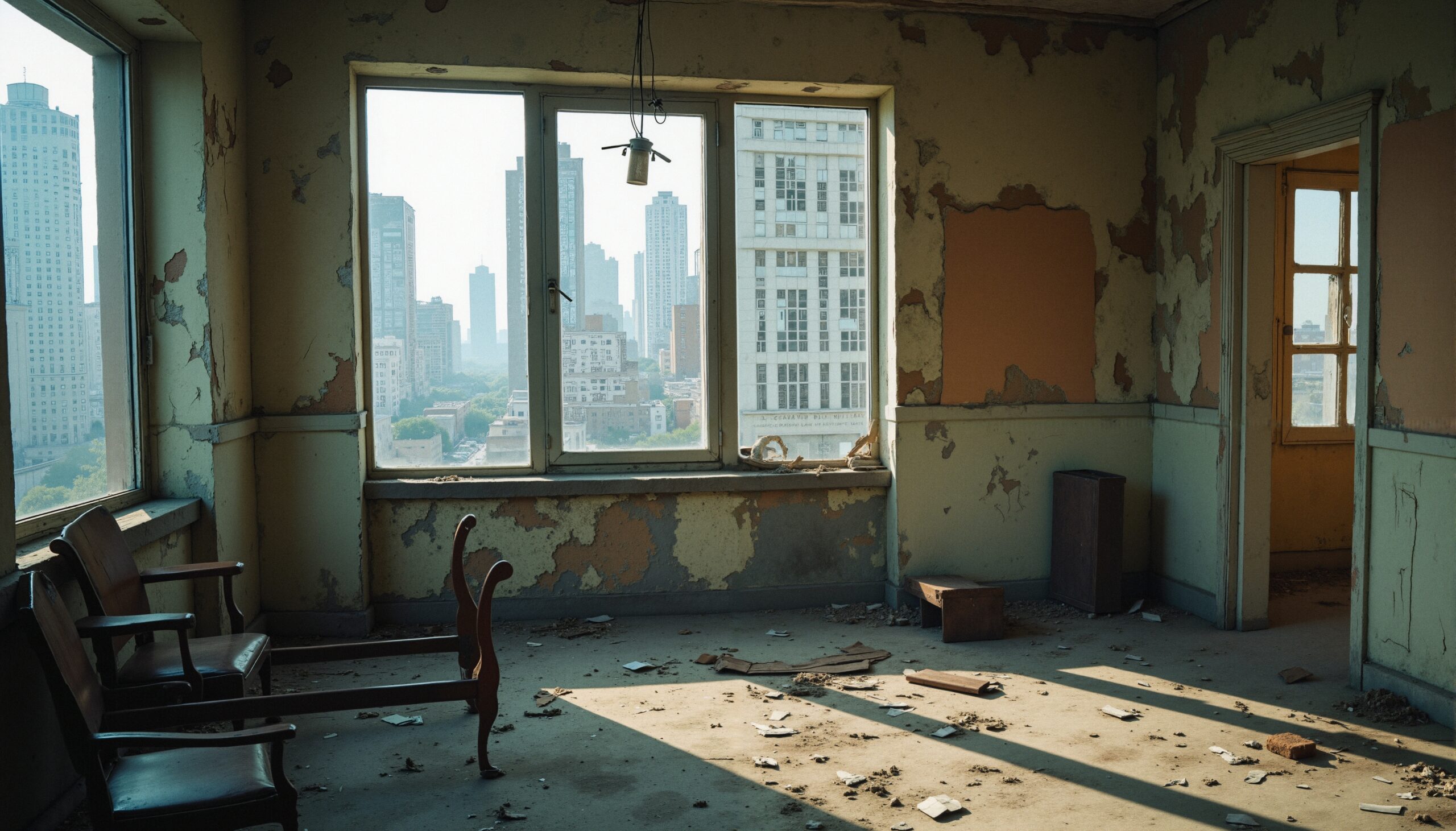 Urban Decay Meets City Skyline