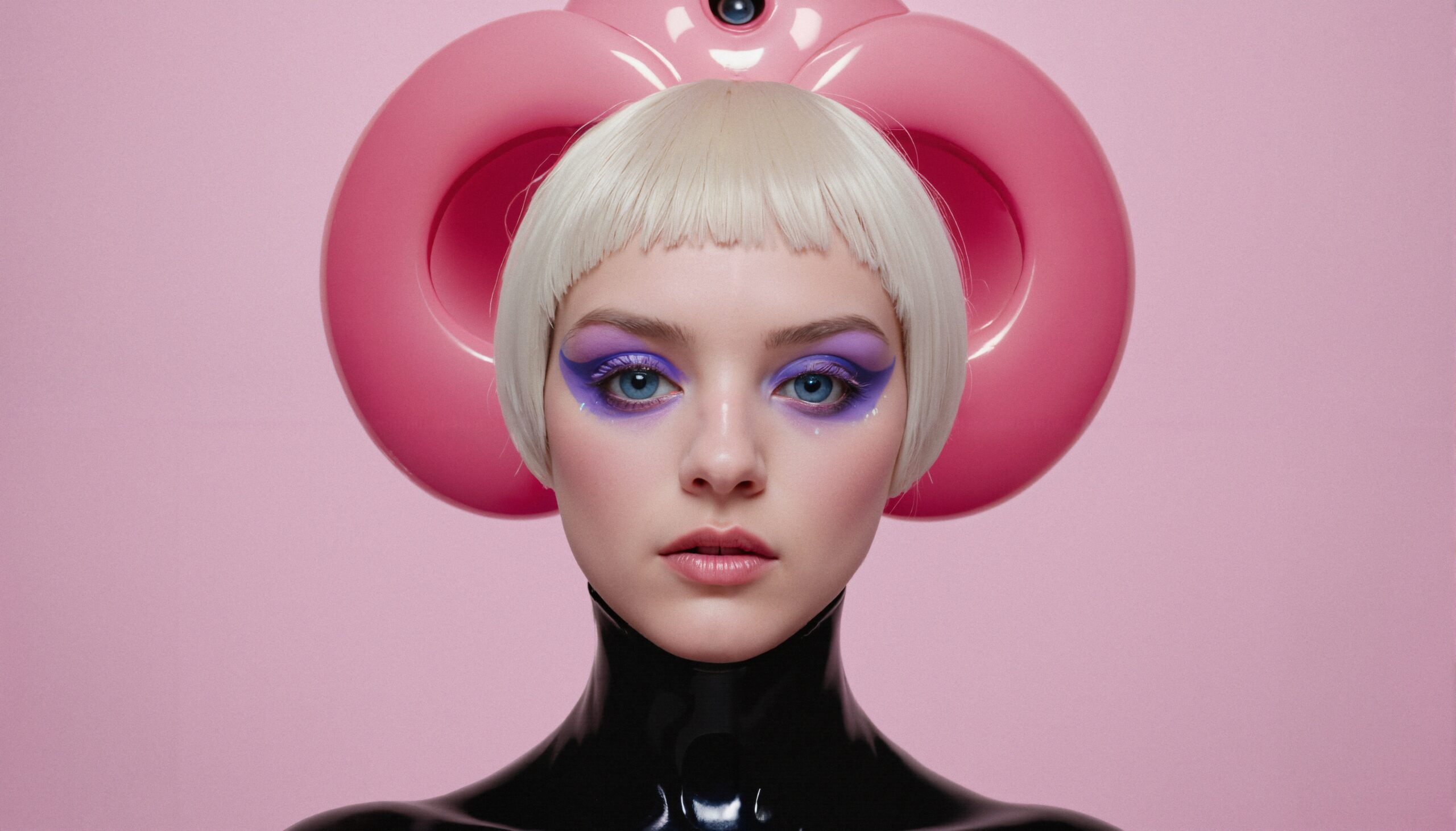 Futuristic Fashion and Bold Makeup