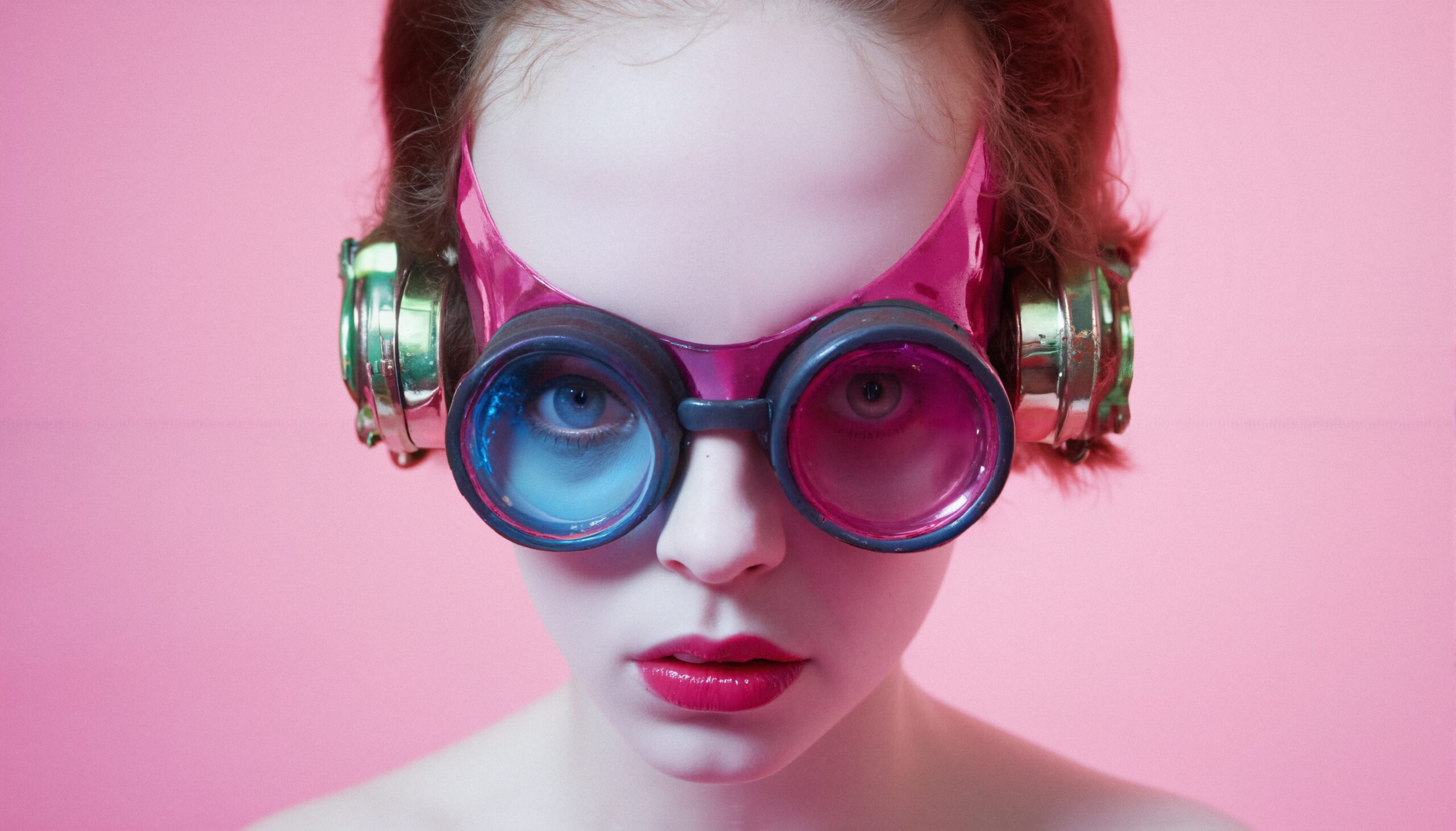 Futuristic Visionary in Pink