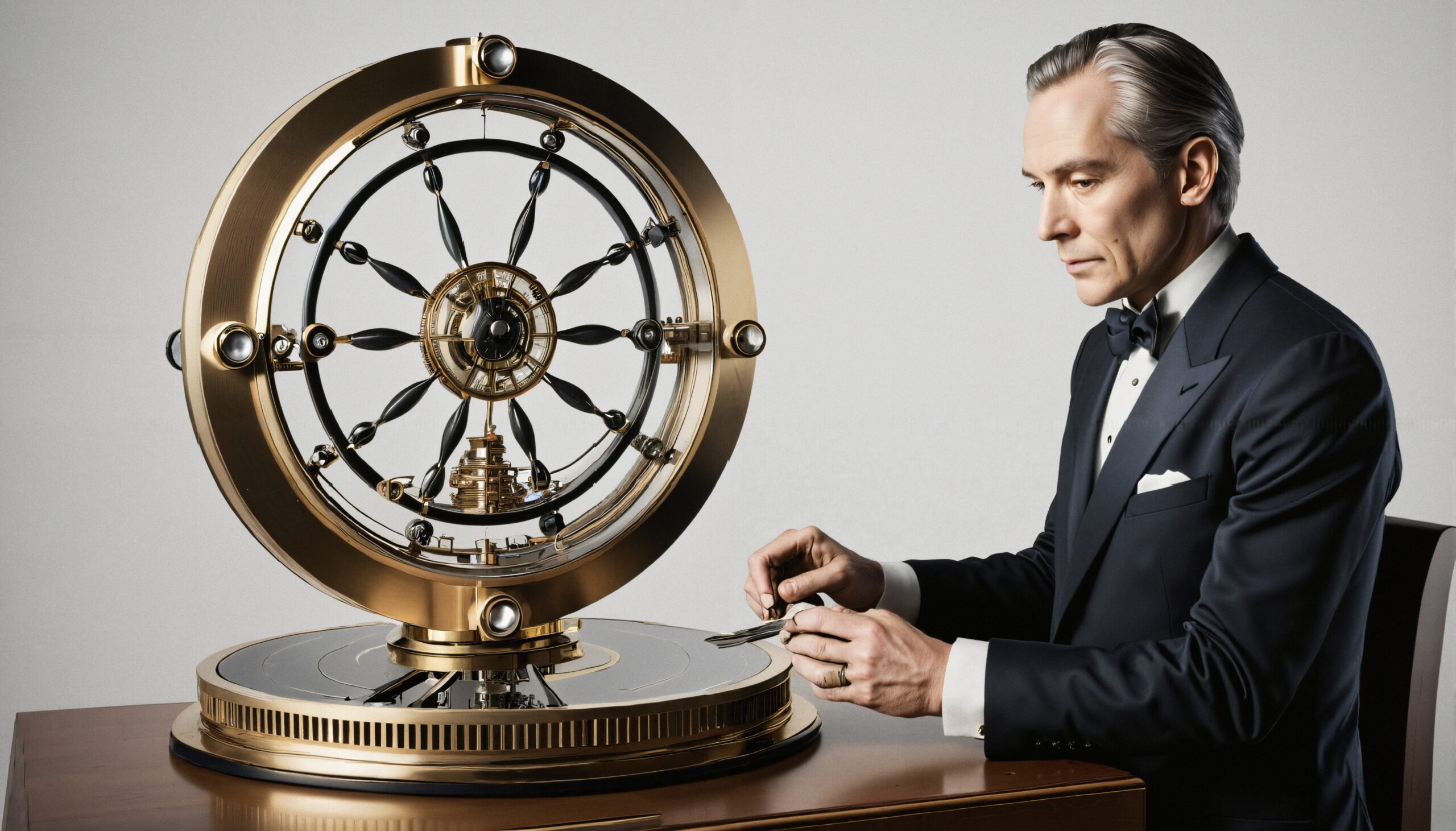 Steampunk Scientist’s Intricate Device