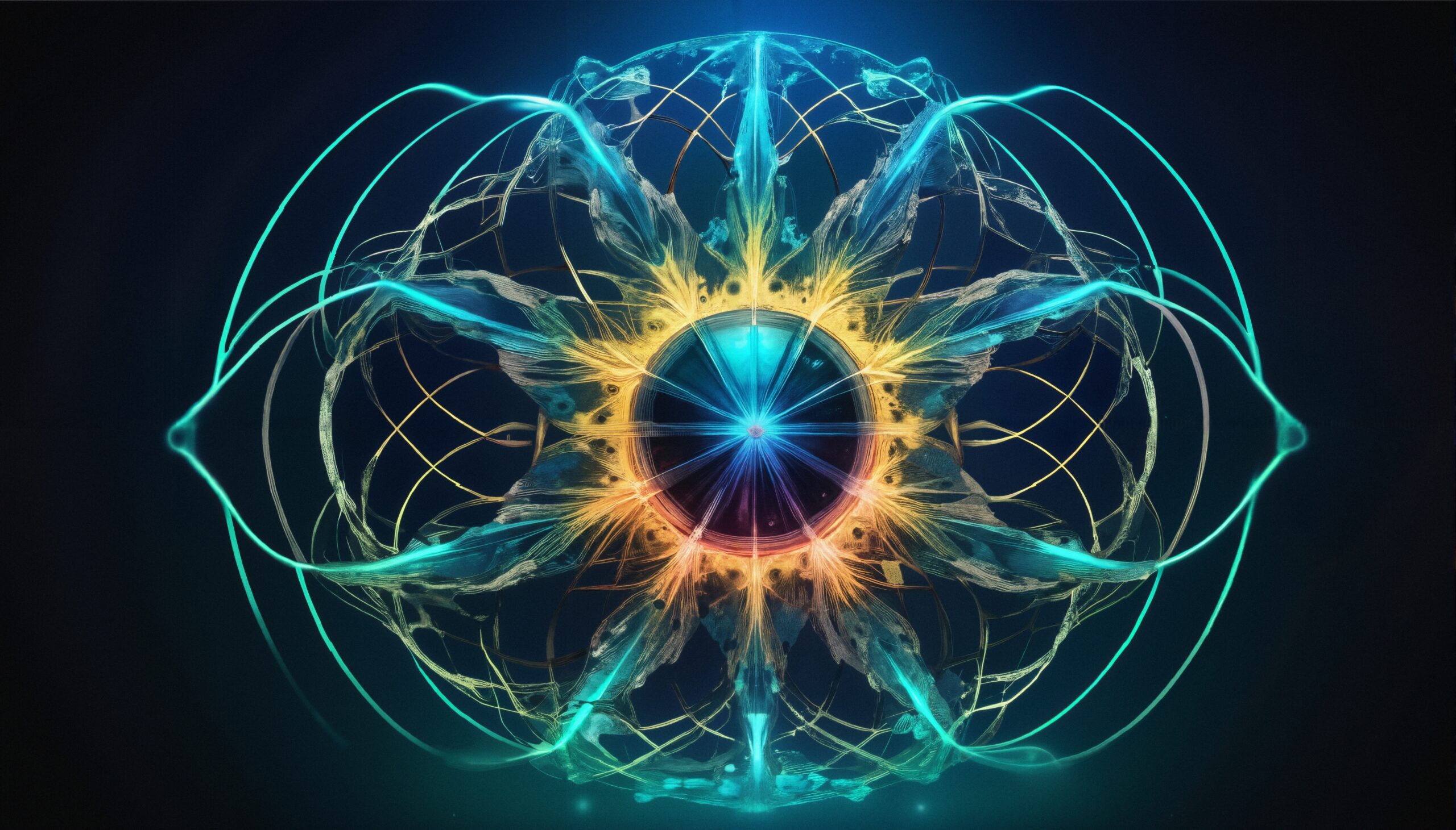 Ethereal Mandala of Cosmic Energy