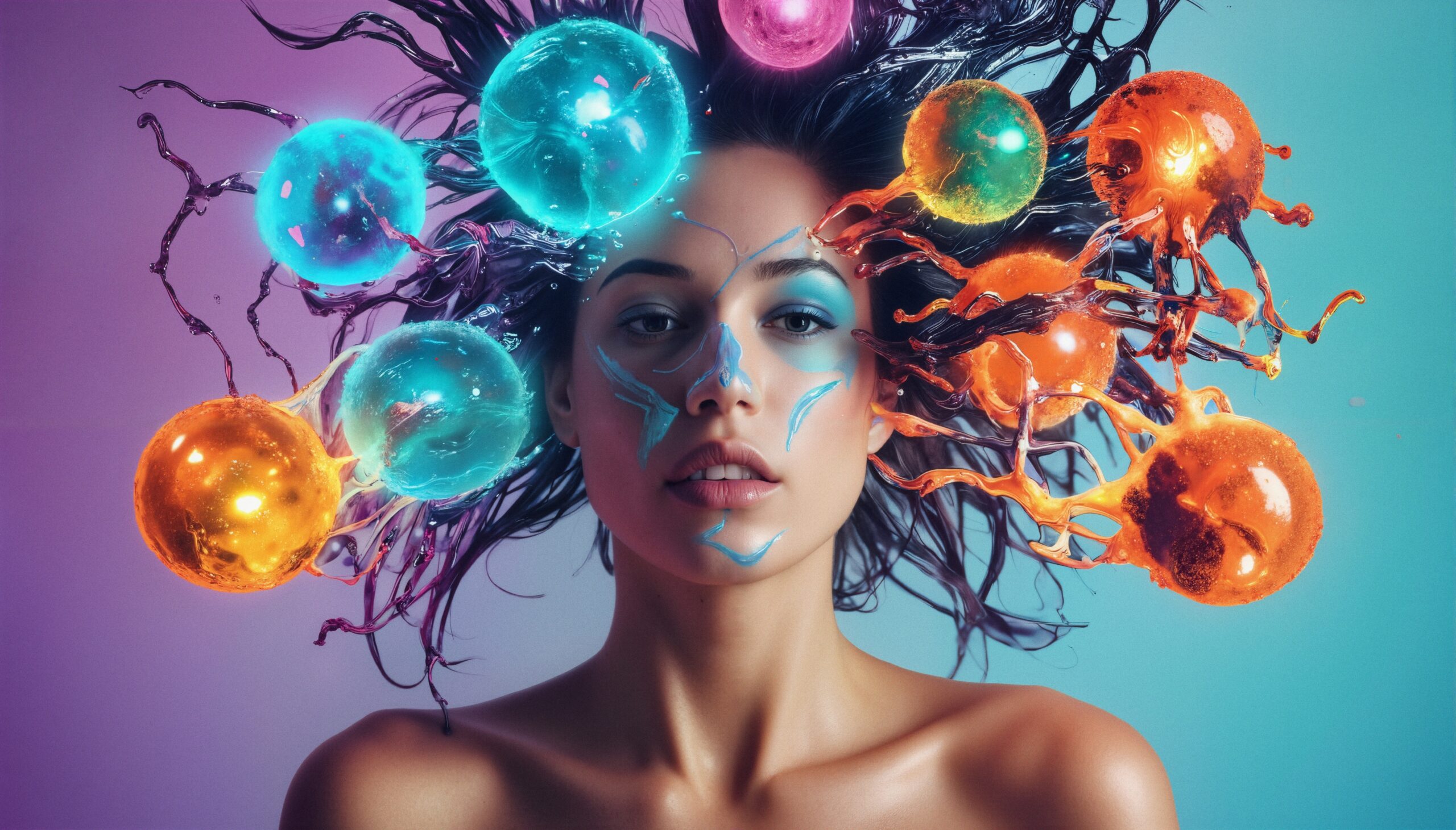Cosmic Hair and Color Spheres