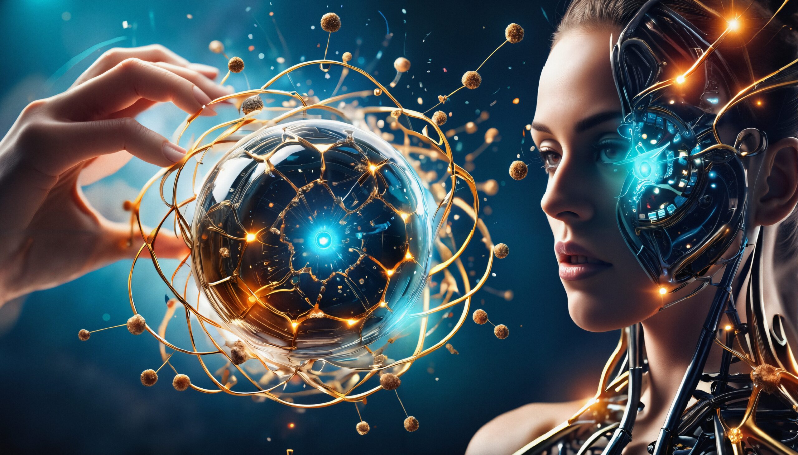 Futuristic Cybernetic Human Innovation