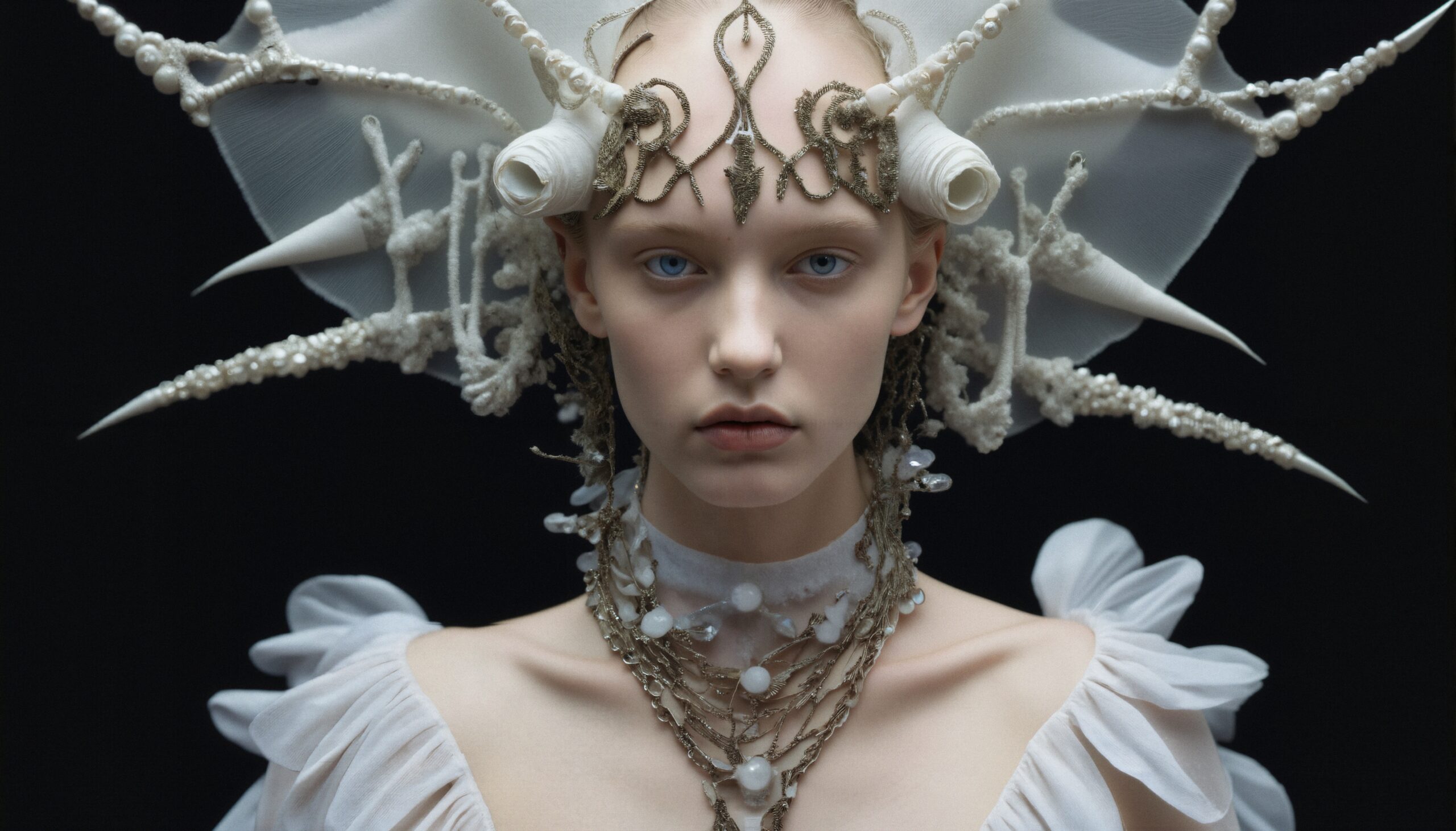 Fantasy-Inspired Ethereal Headpiece Design