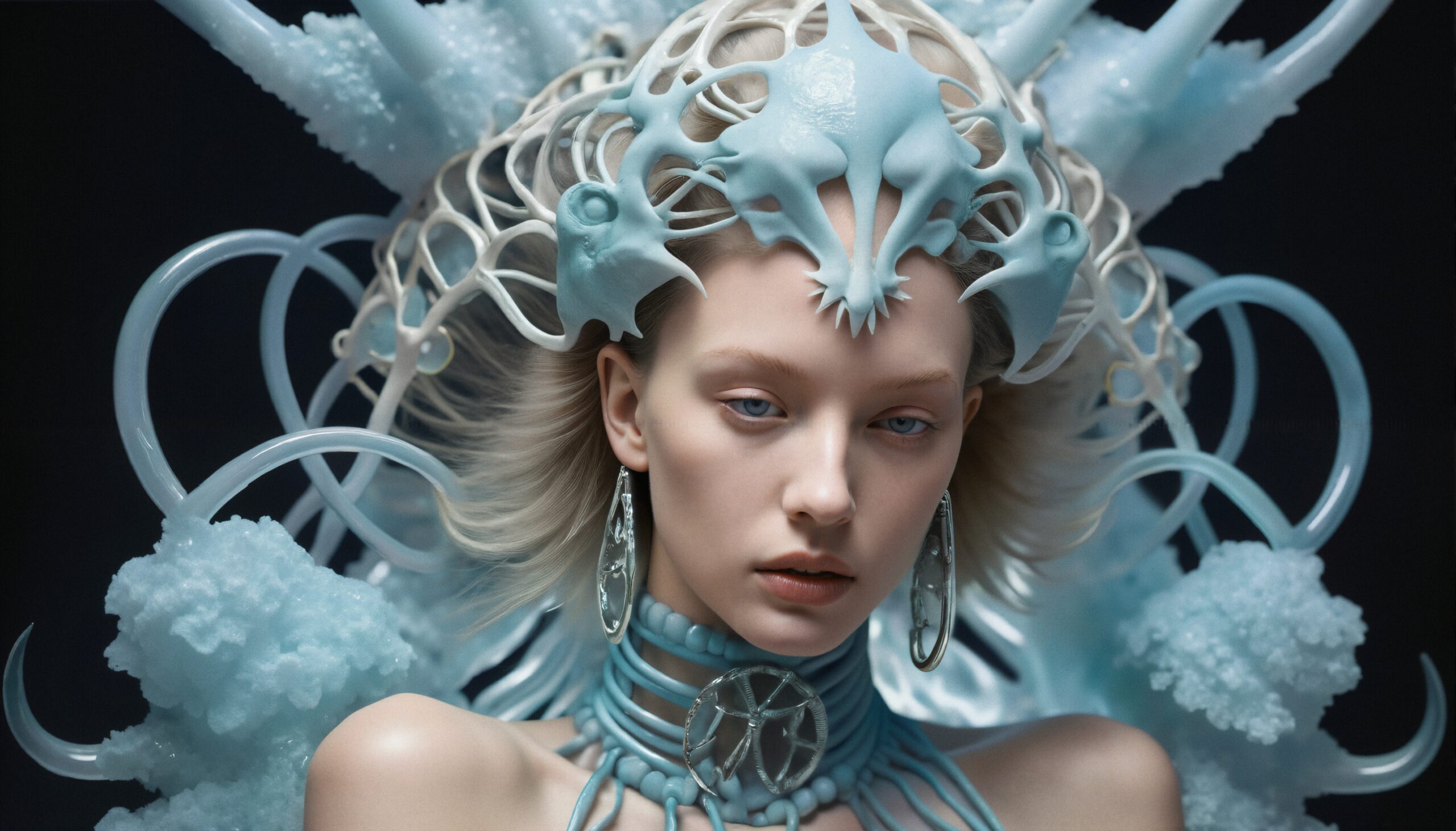 Futuristic Headdress and Accessories