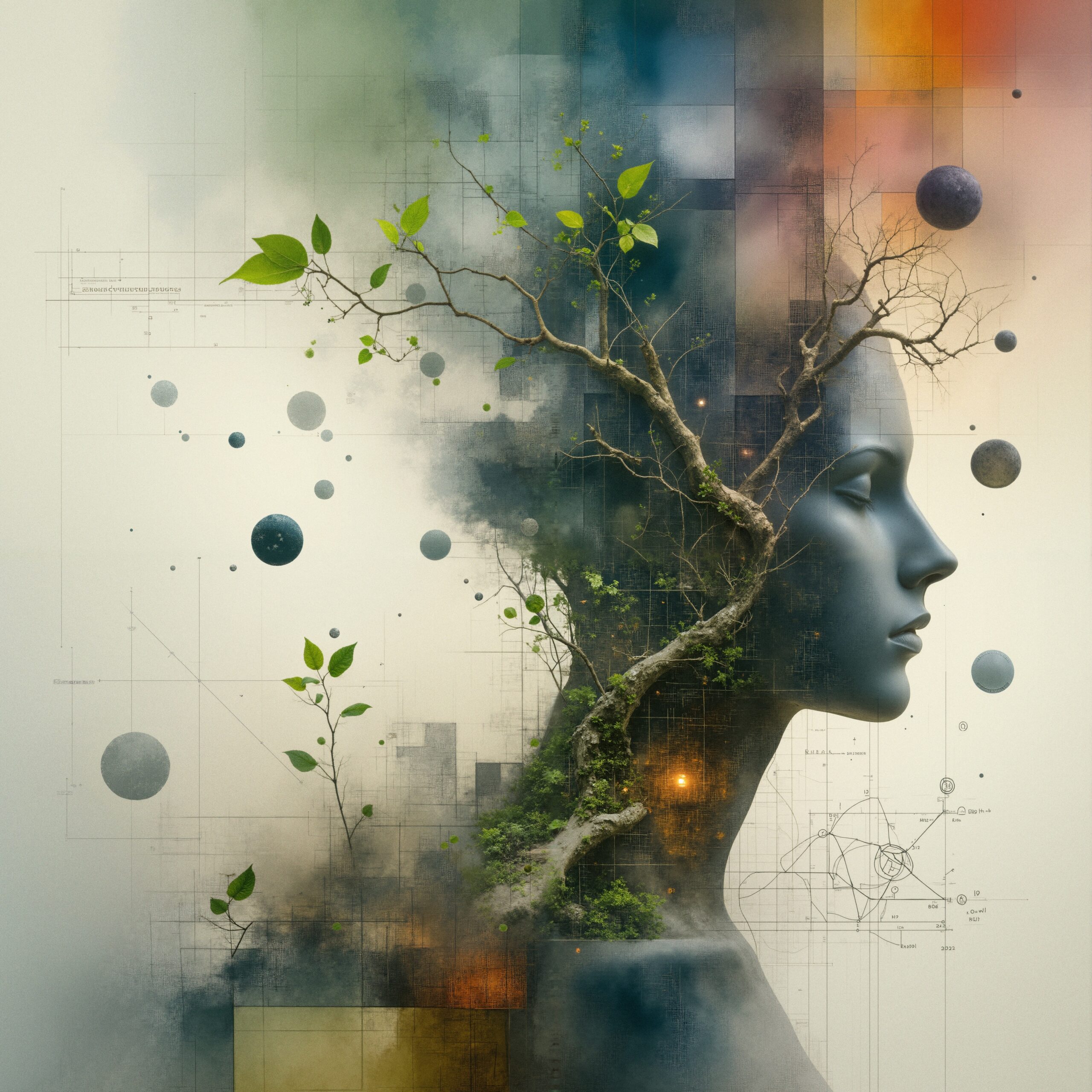 Nature Merges With Human Mind