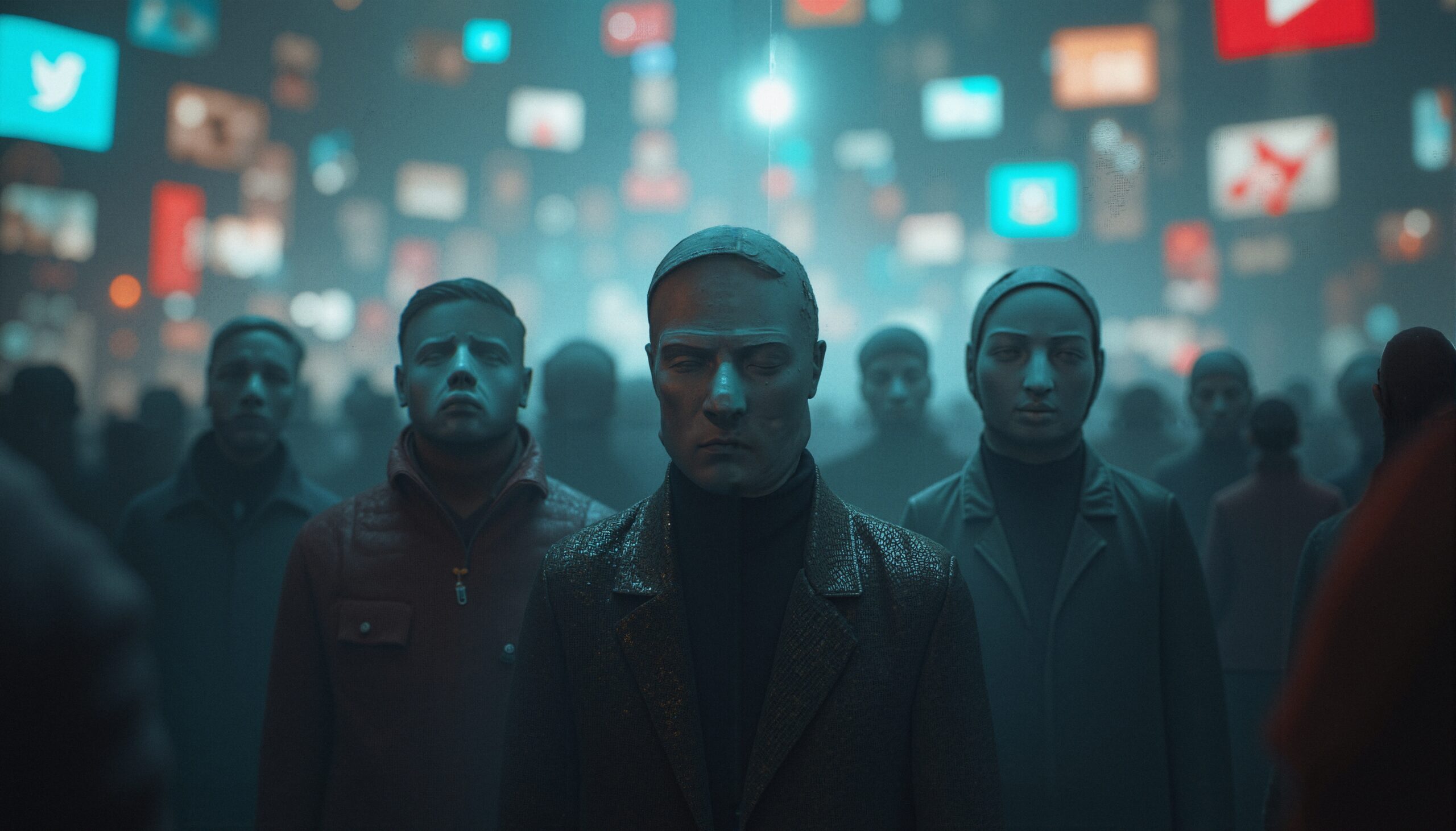 Digital Conformity in Dystopian Society