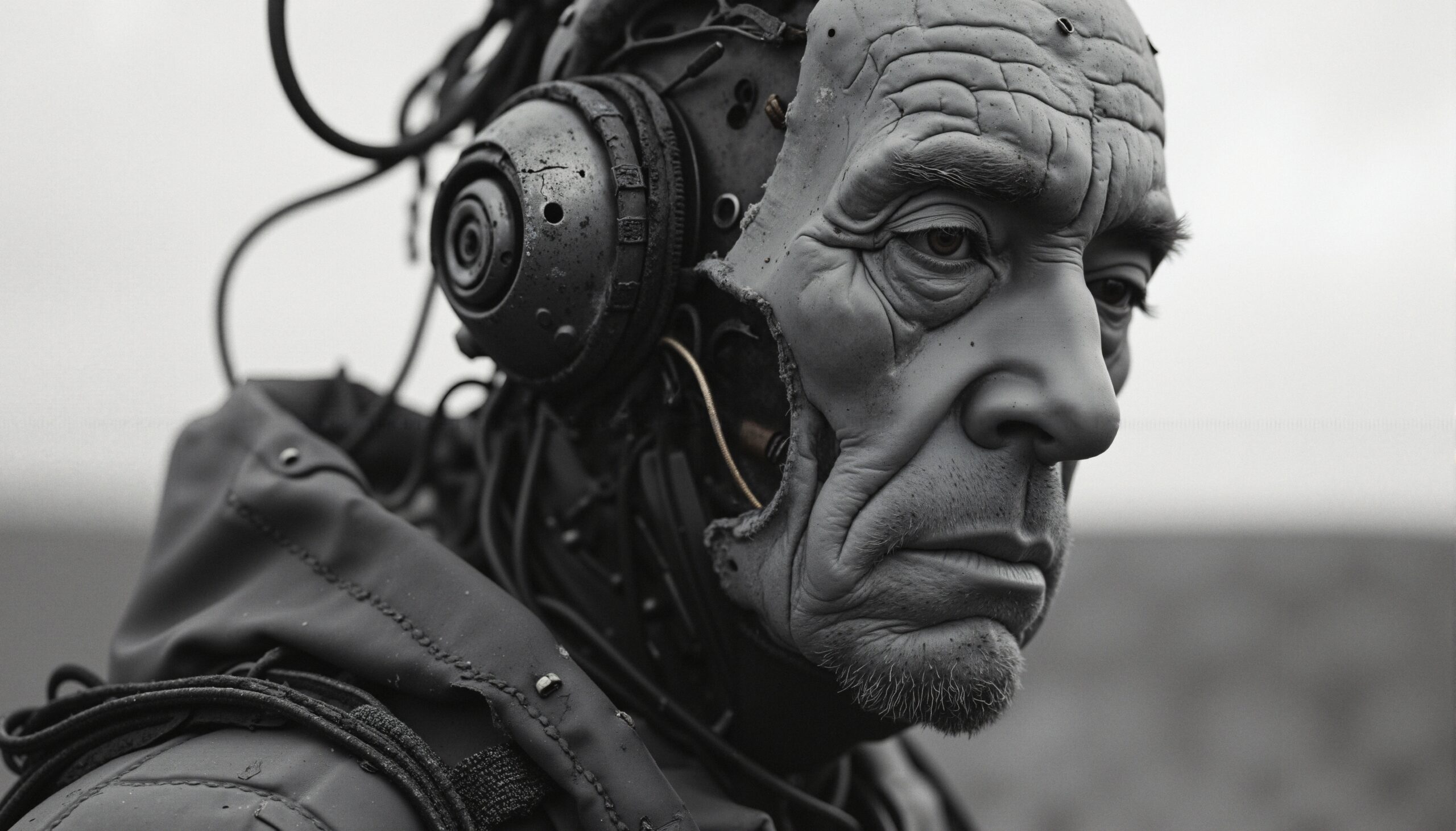 Cybernetic Contemplation in Monochrome