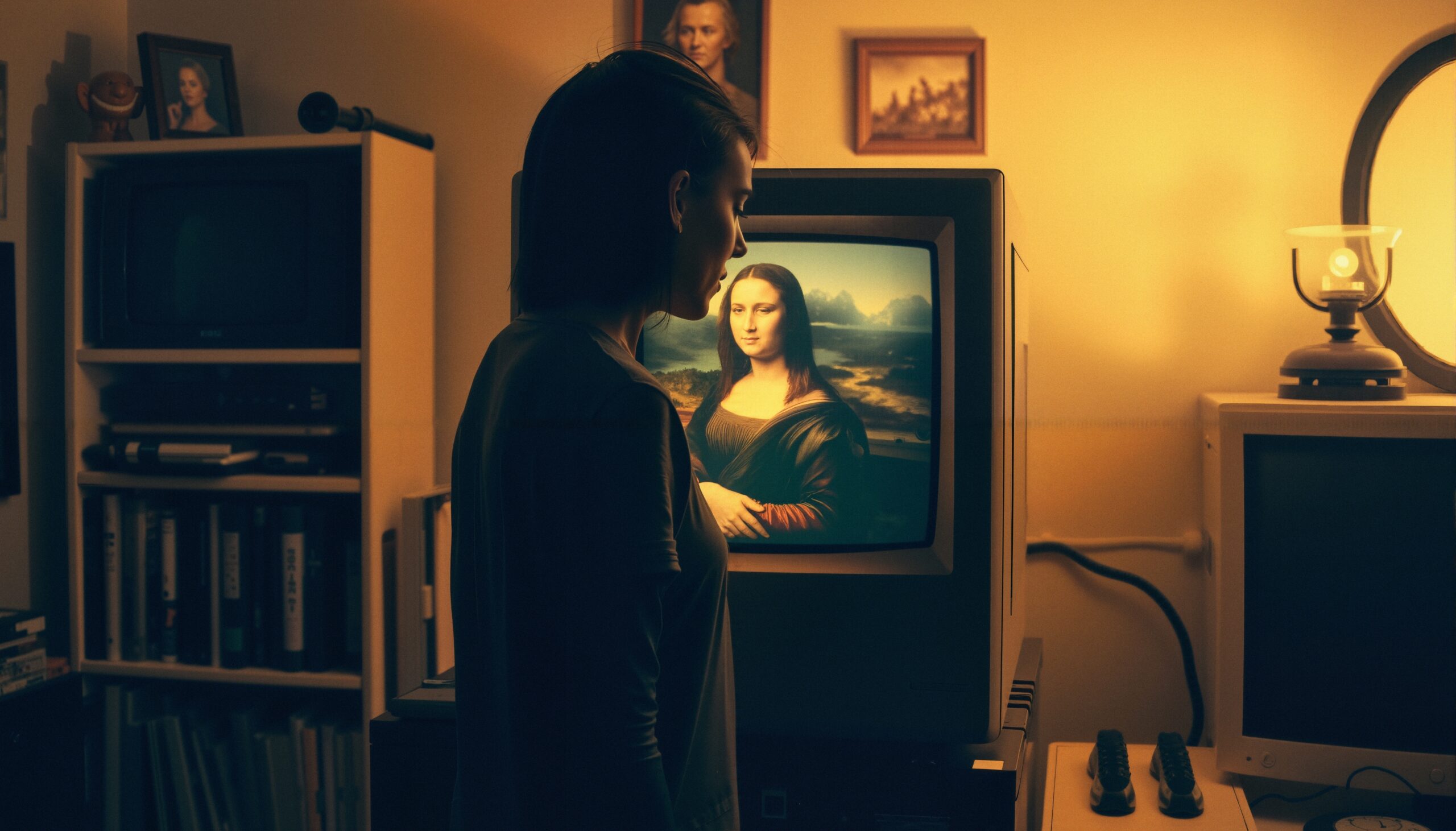 Vintage Technology Meets Modern Art