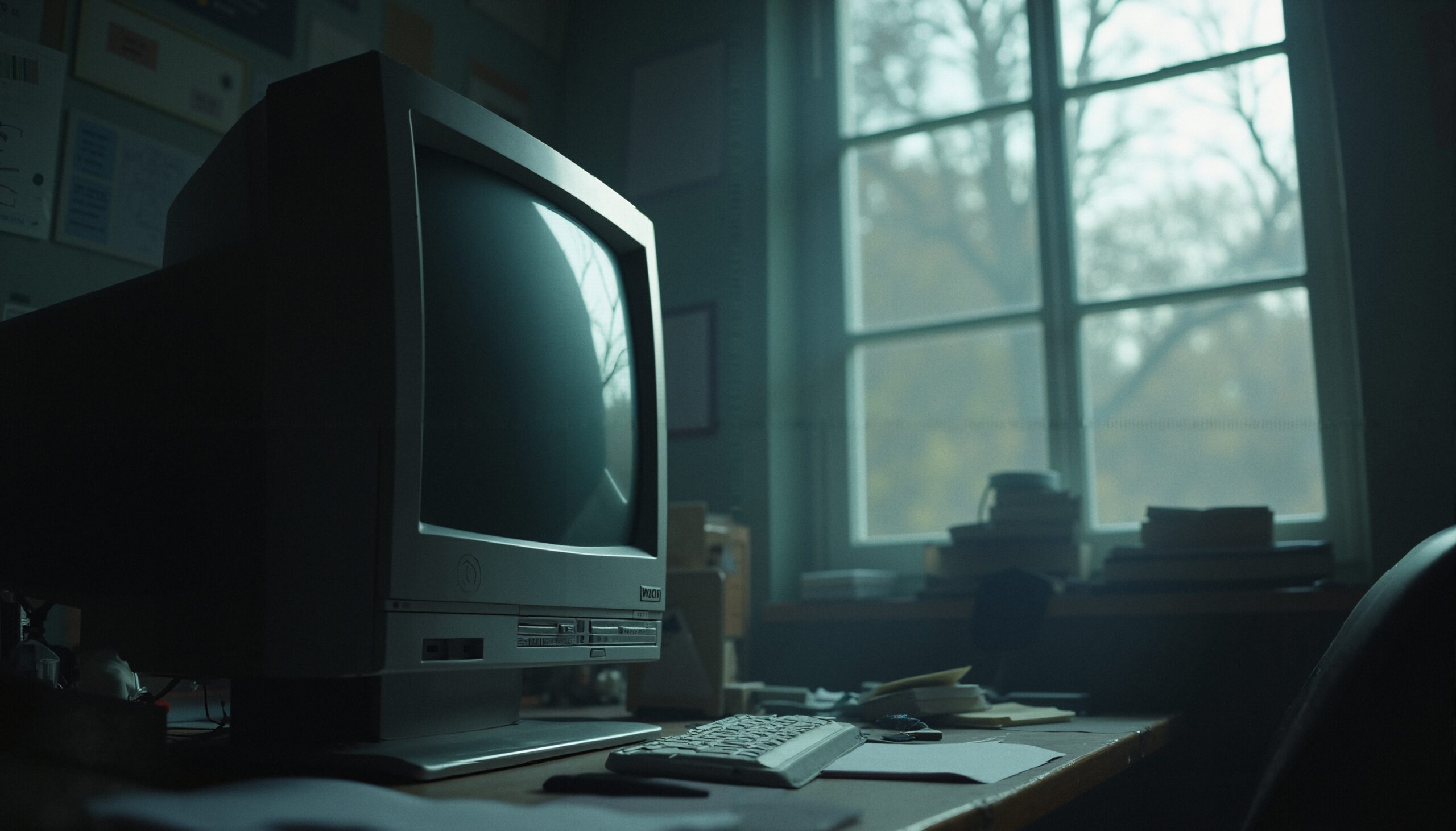 Vintage Workspace with Retro Vibes