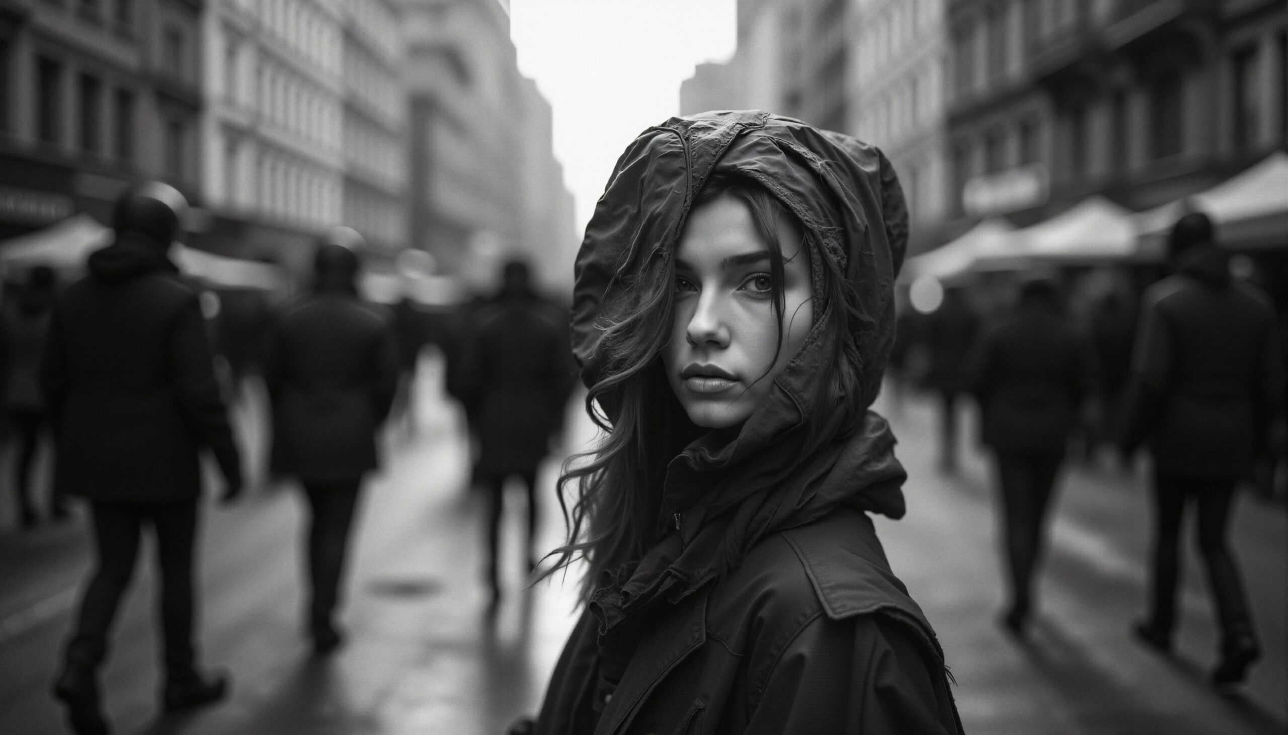 Urban Isolation in Black White