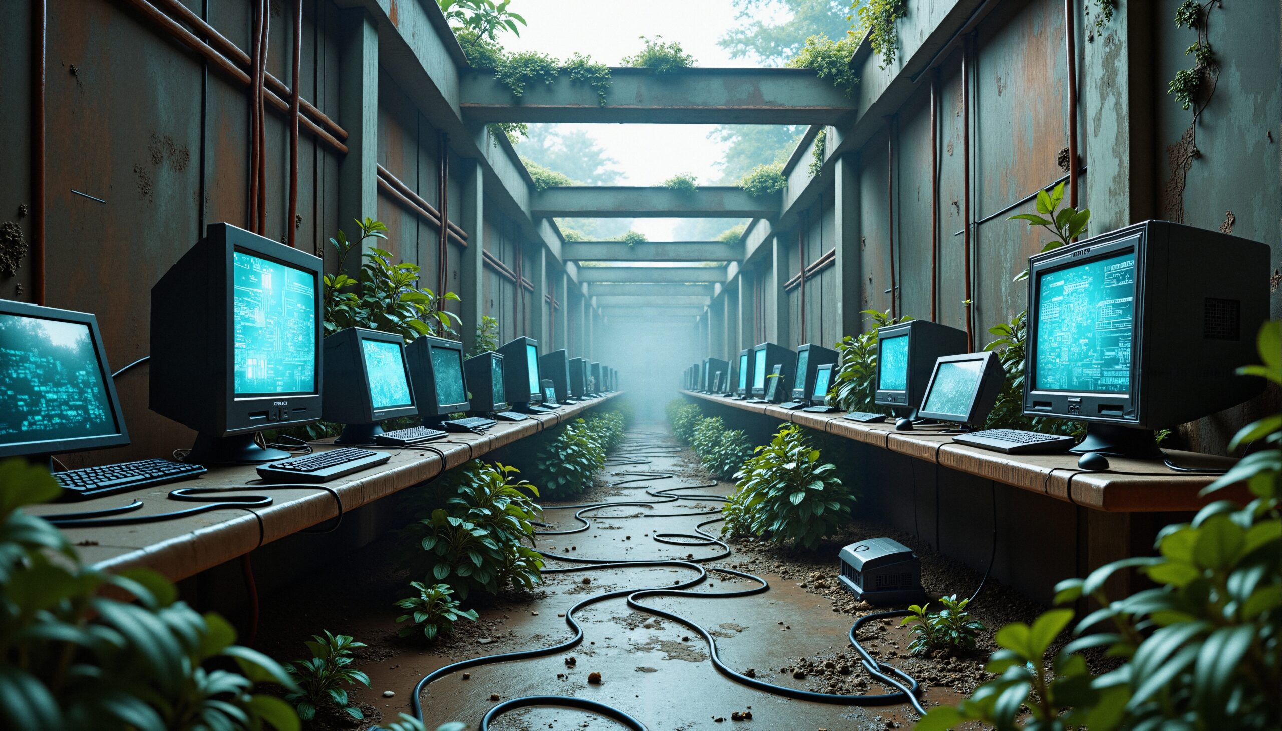 Abandoned Tech Reclaimed By Nature