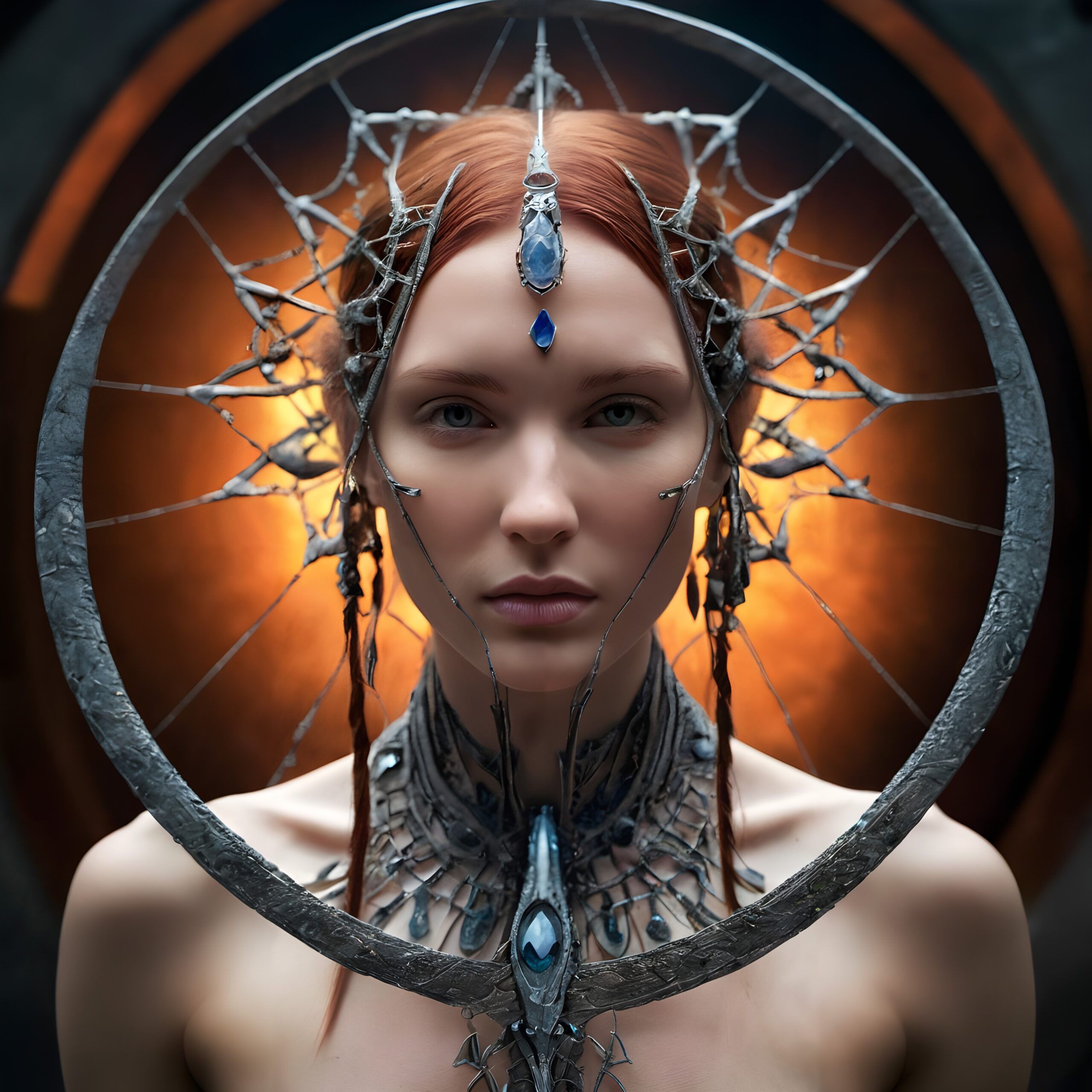 A Woman with Mystic Crown