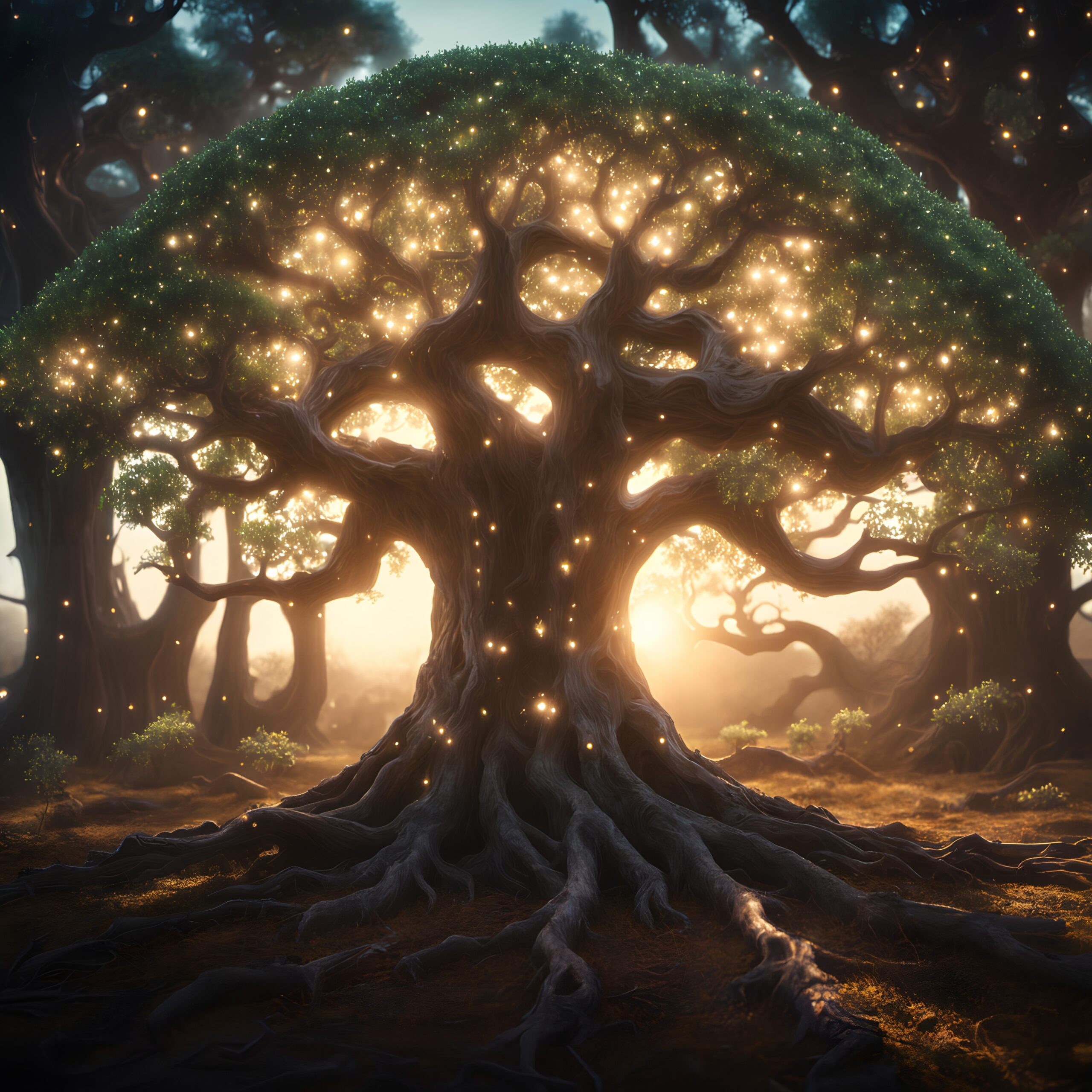 Enchanted Forest’s Illuminated Tree
