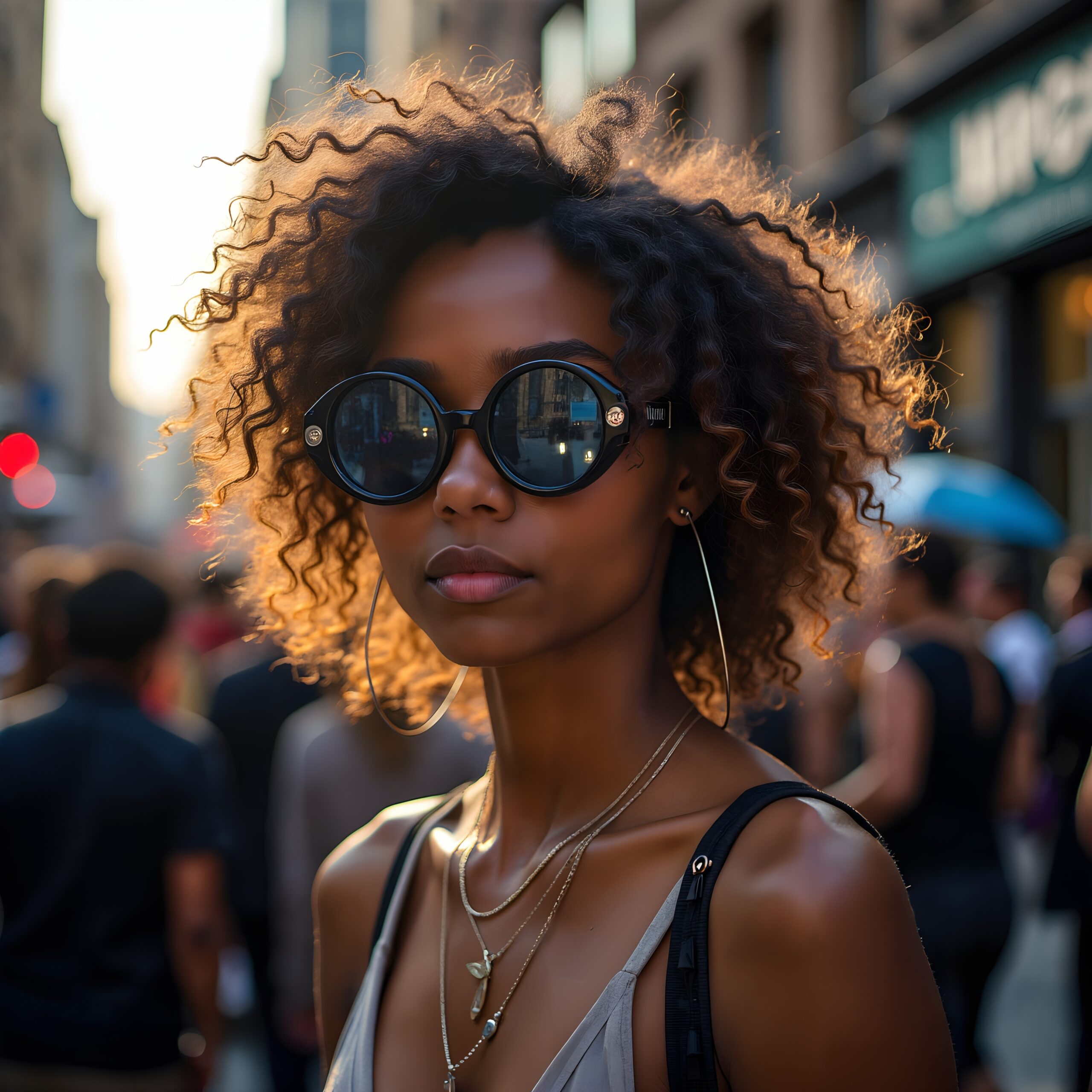 Urban Style in City Street