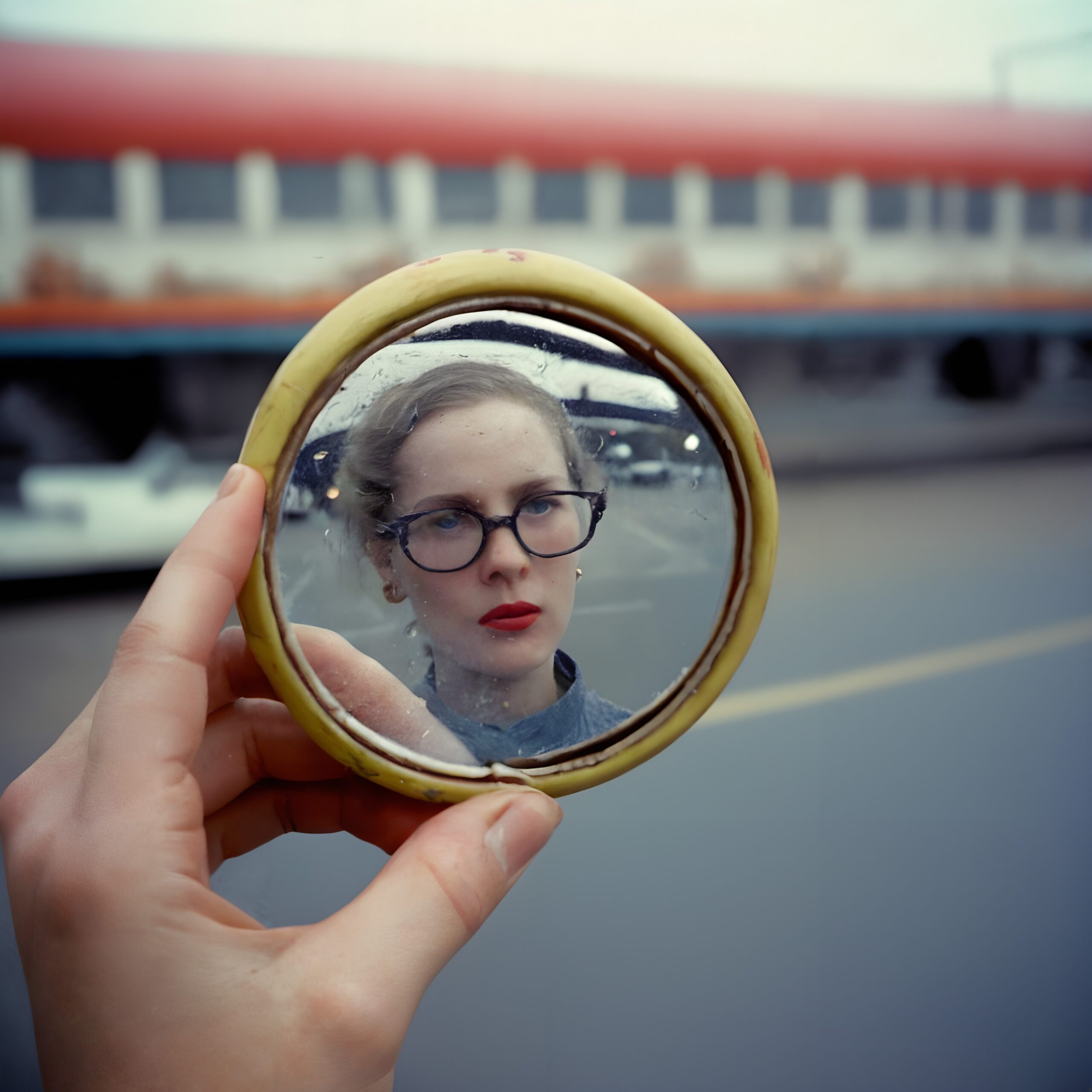 Reflected thoughts at the station