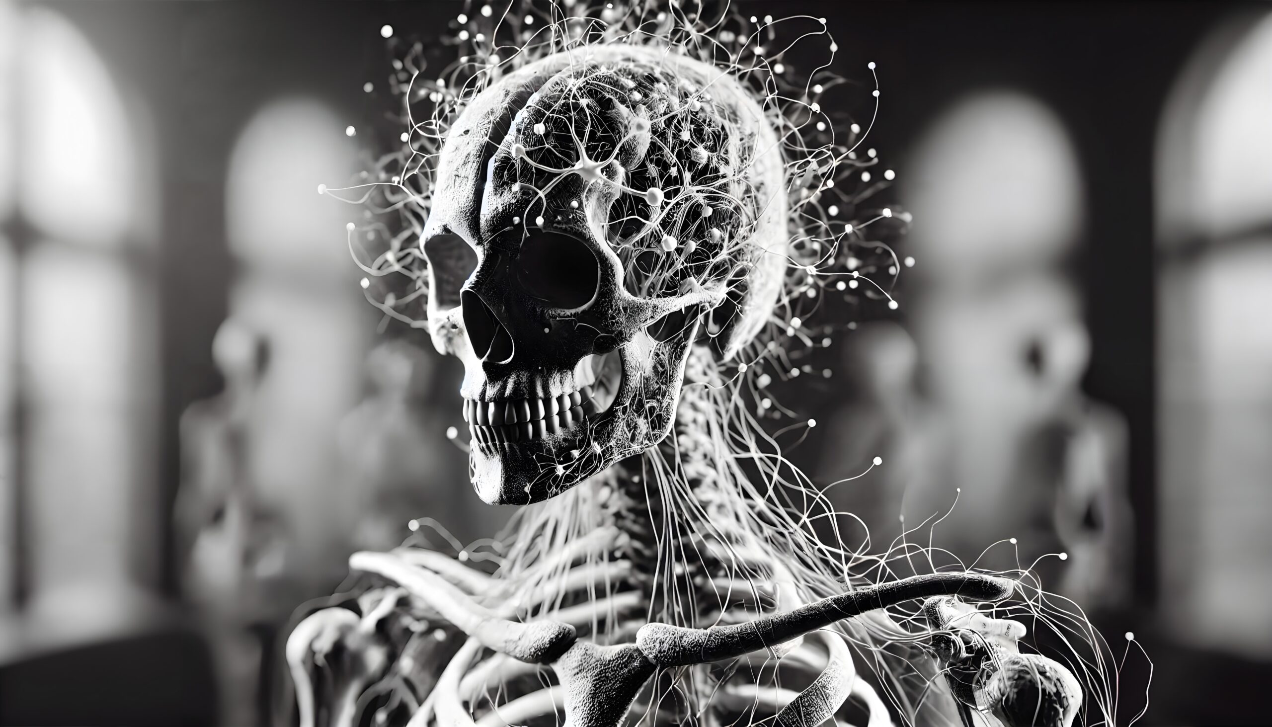 Skeleton with Neural Network Connections