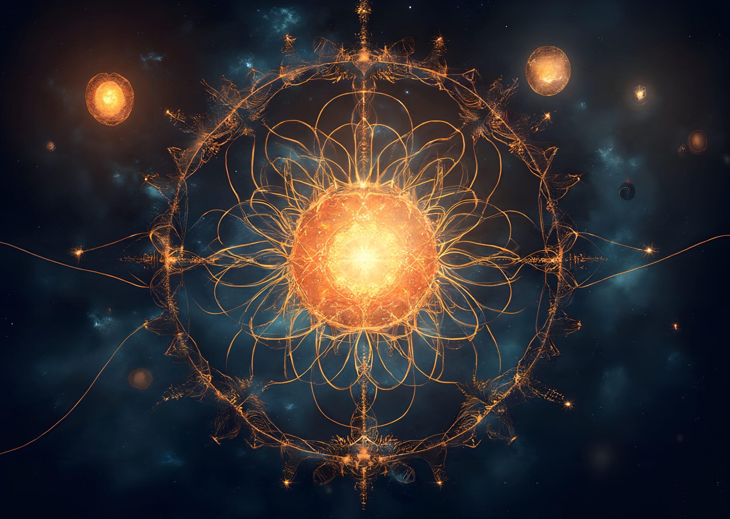 Radiant Cosmic Energy Mandala