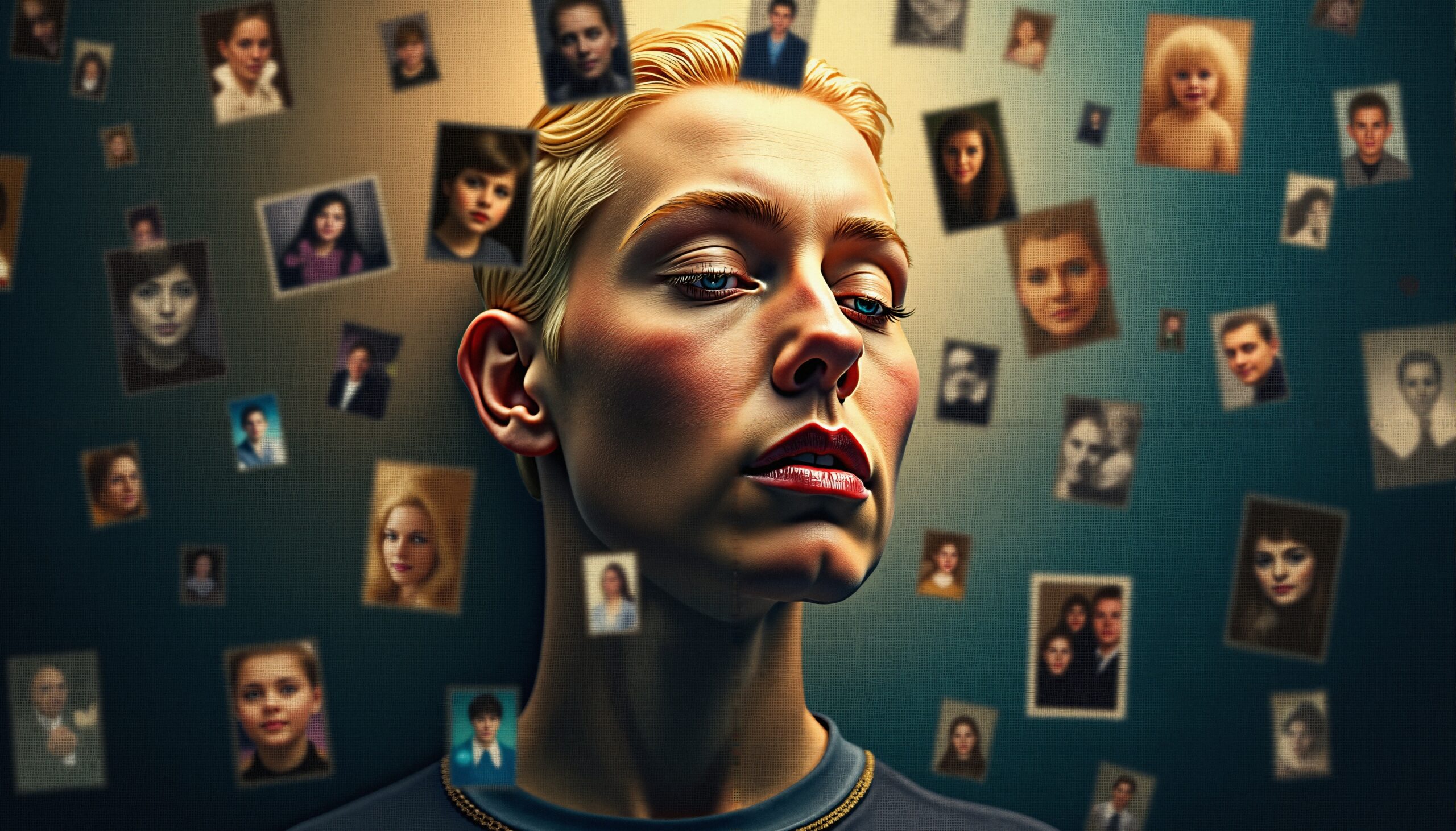 Memories Reflected in Portrait Gaze