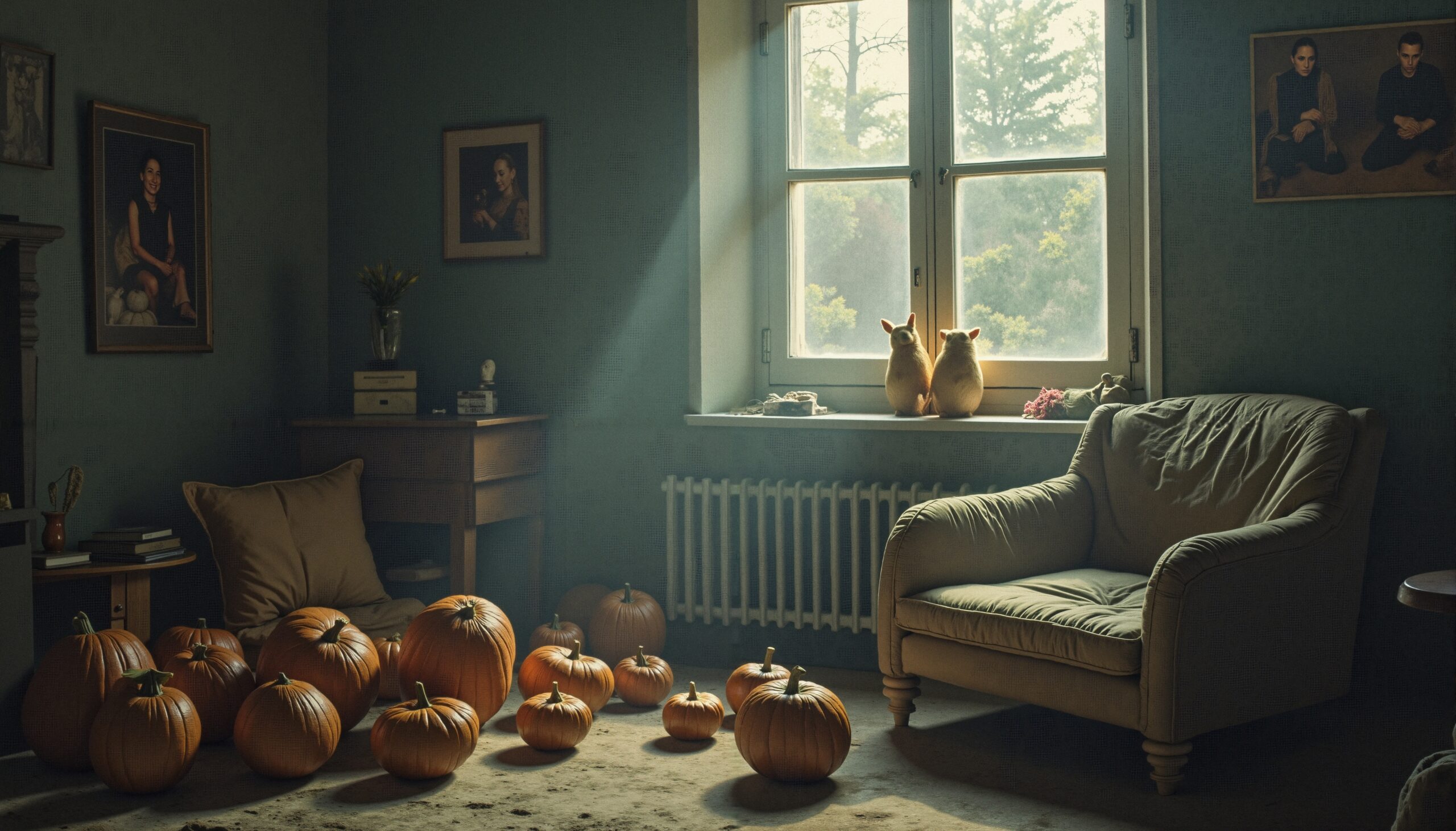 Comforting Room with Autumn Decor