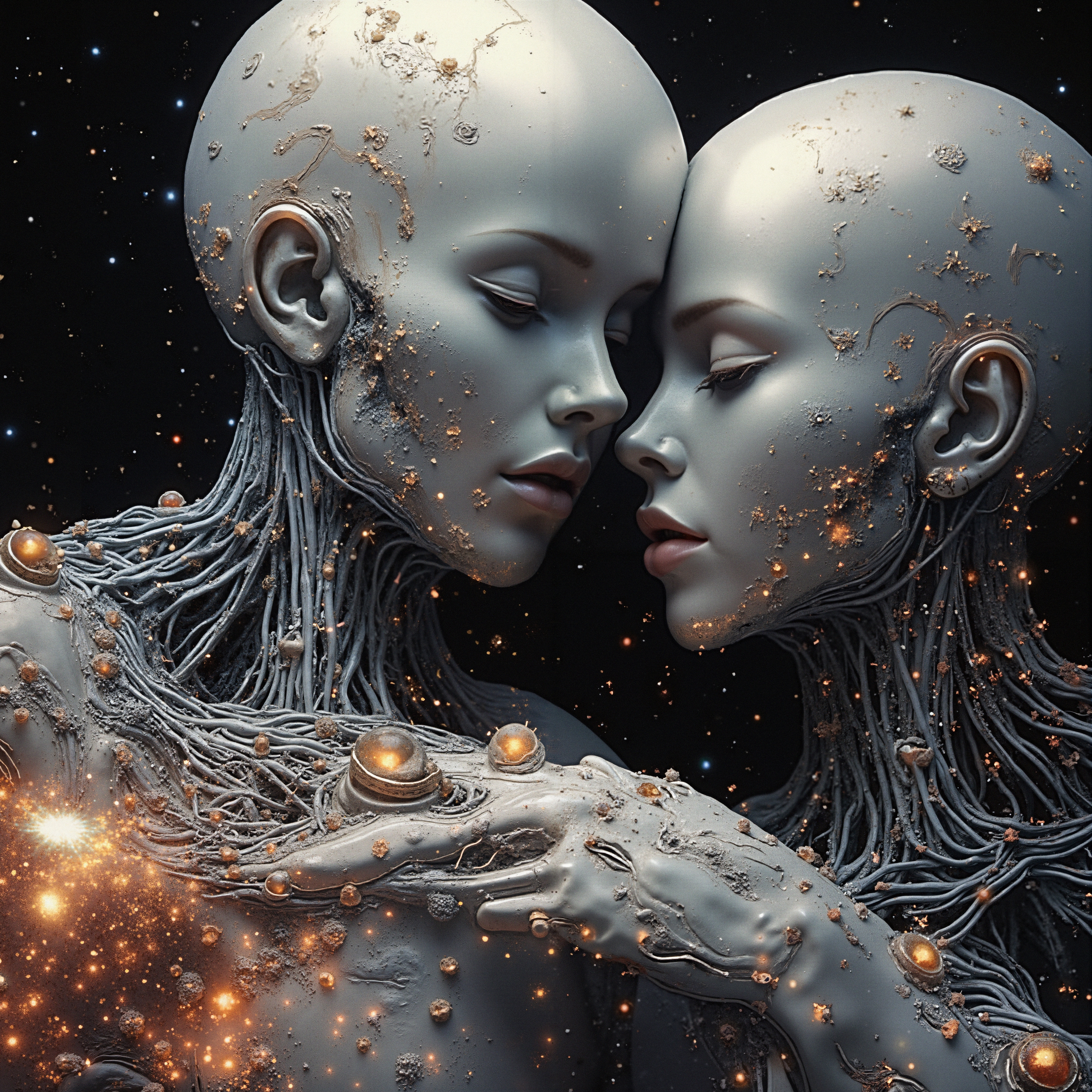 Cosmic Unity: Futuristic Connection