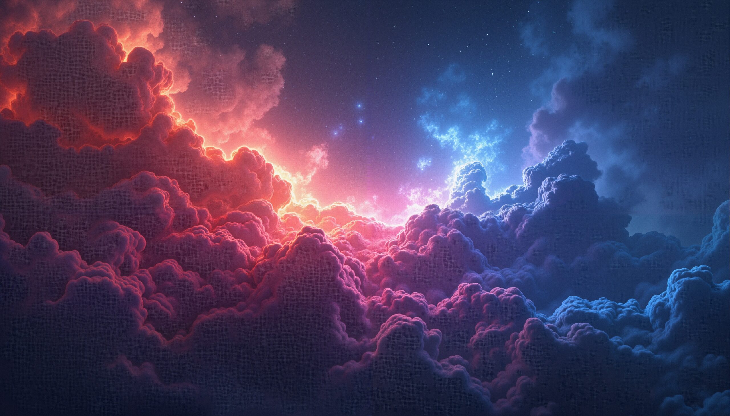 Dramatic Colorful Cloudscape Fantasy