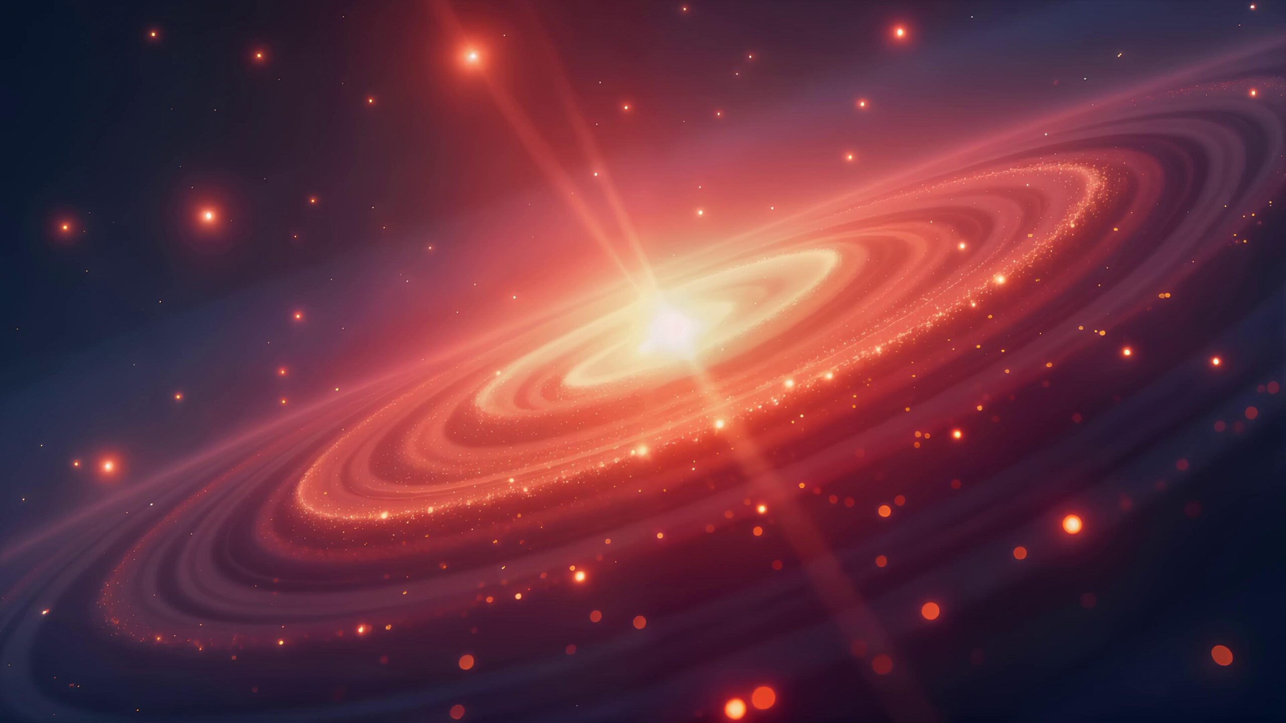 Cosmic Spiral Galaxy Radiance 4K Video