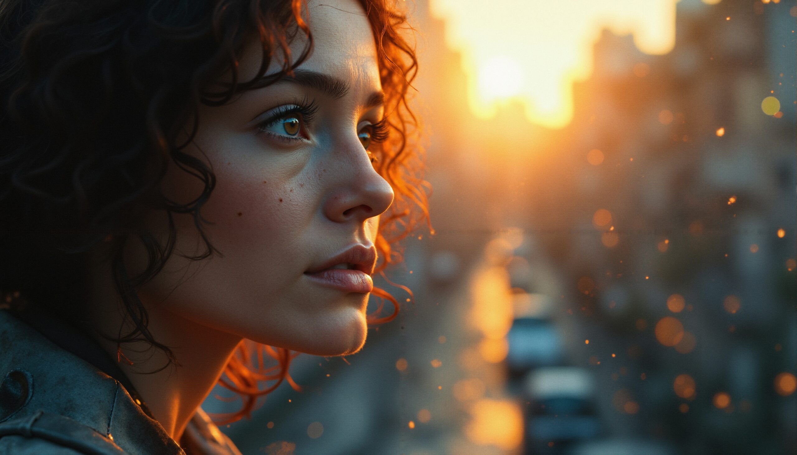 Sunset Contemplation in the City