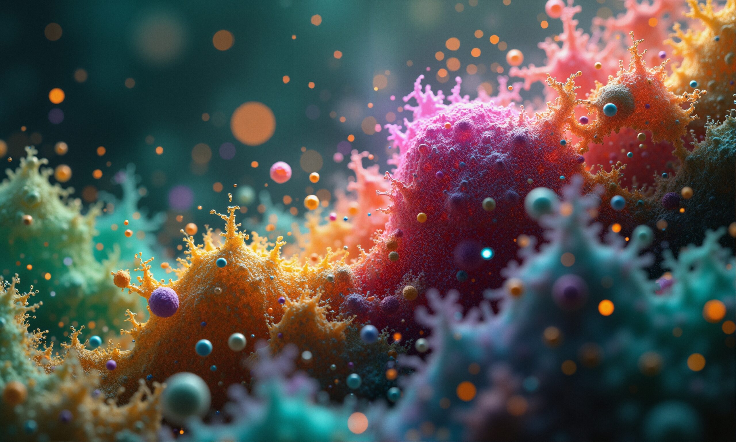 Colorful Cosmic Microcosmic Dreamscape