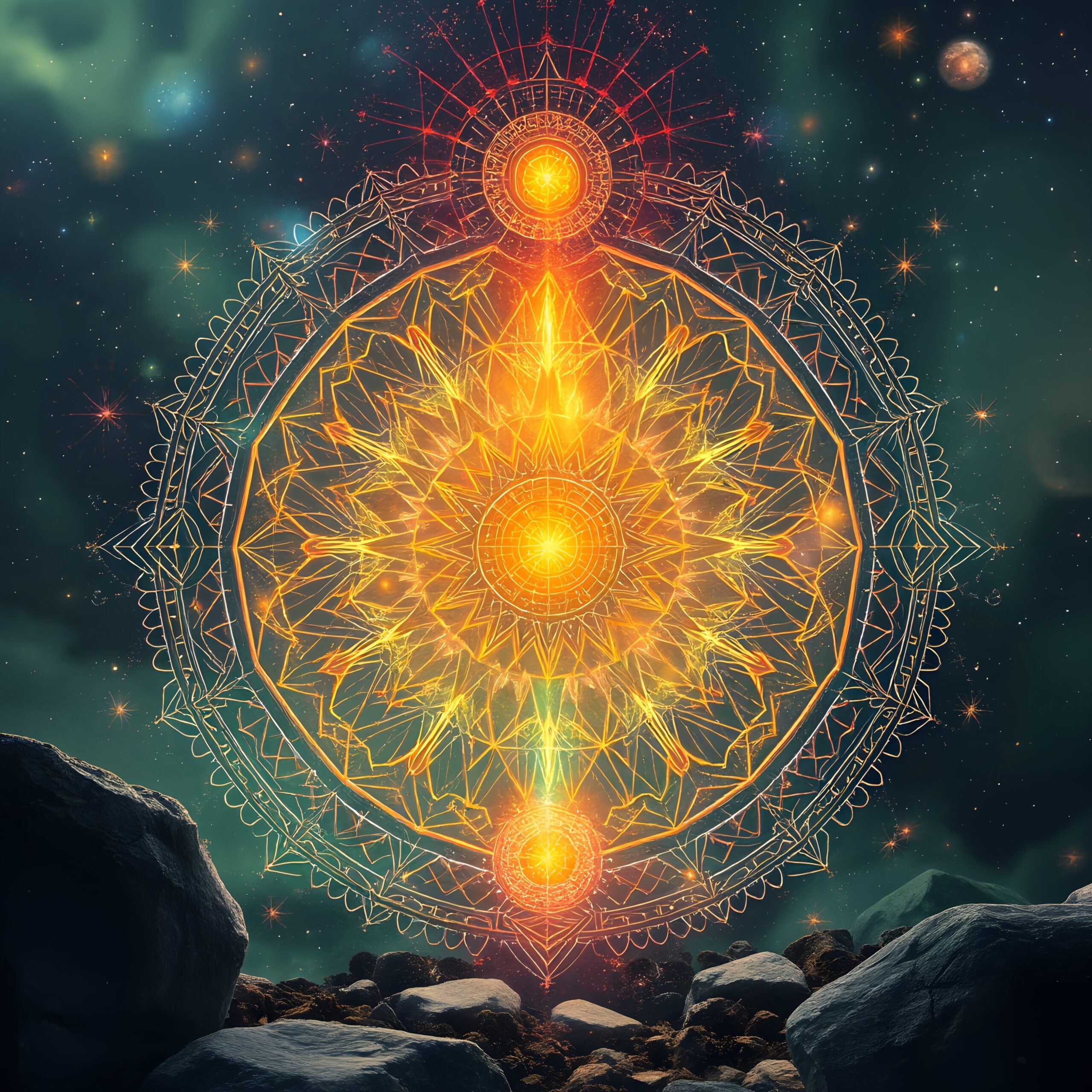 Celestial Mandala in Cosmic Realm
